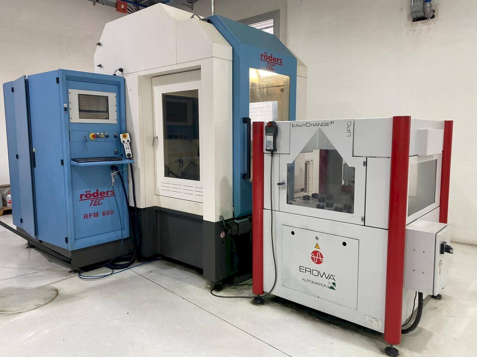 Roders RFM 600 Mašinos vaizdas iš priekio