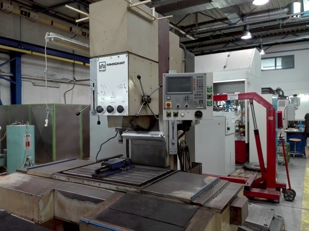 WMW Mikromat BKoE 630x1000 CNC Mašinos vaizdas iš priekio