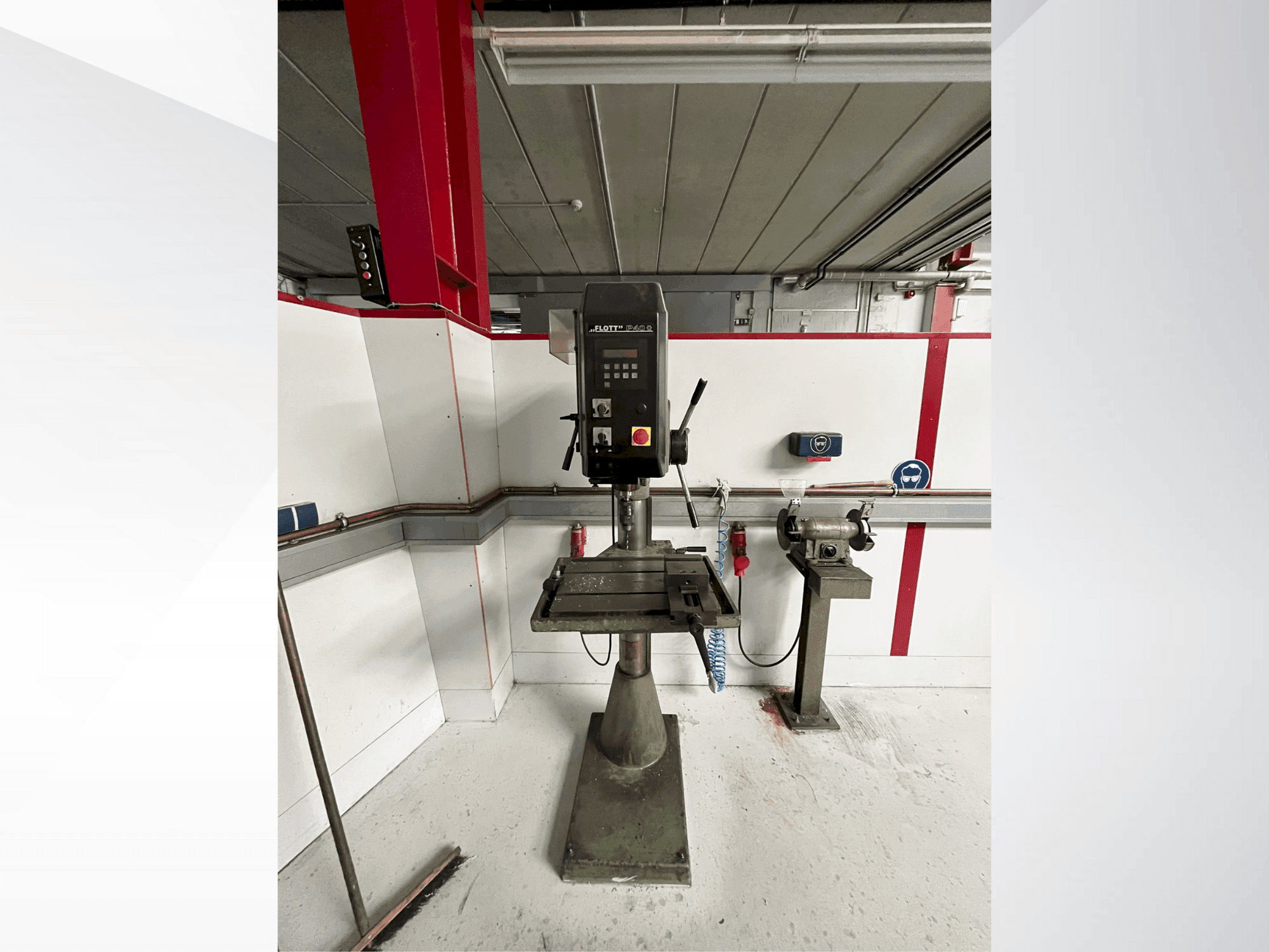 Hahn+Kolb Flott P40 Mašinos vaizdas iš priekio