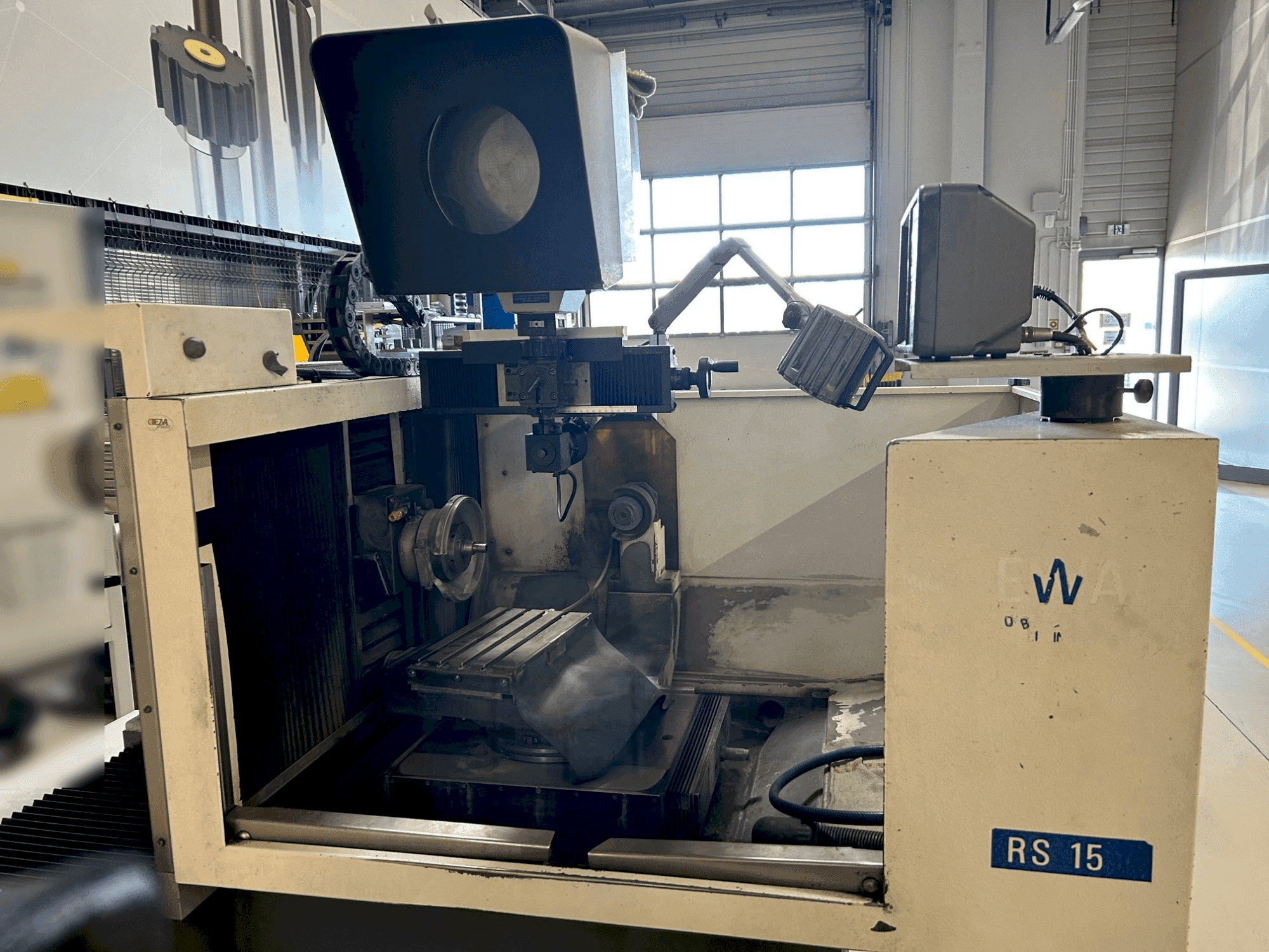 EWAG RS 15 Mašinos vaizdas iš priekio