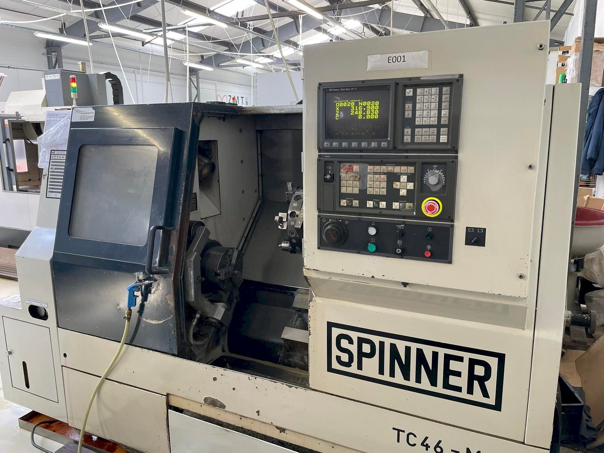 SPINNER TC46 MC Mašinos vaizdas iš priekio