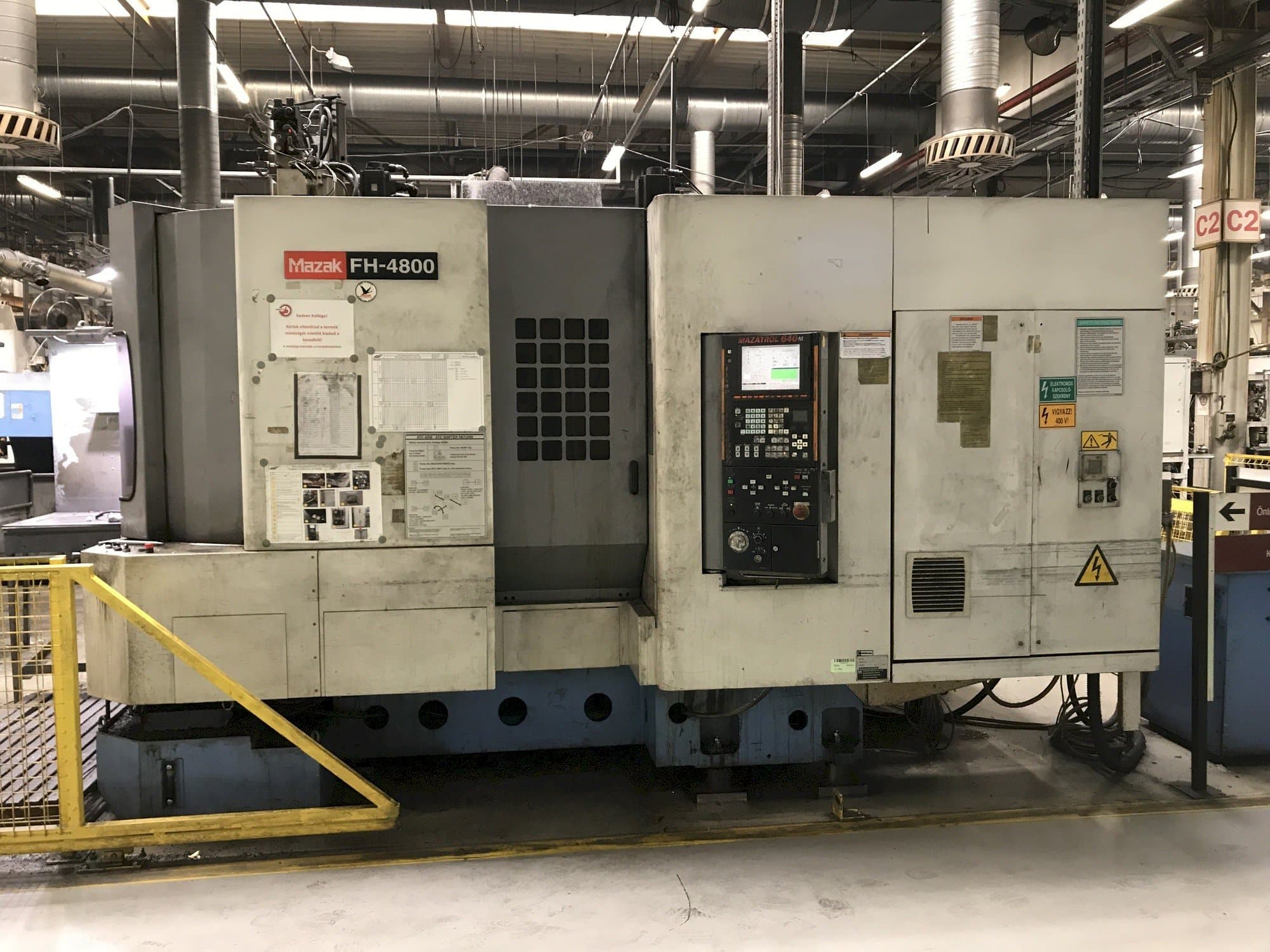 Mazak FH-4800 40T Mašinos vaizdas iš priekio