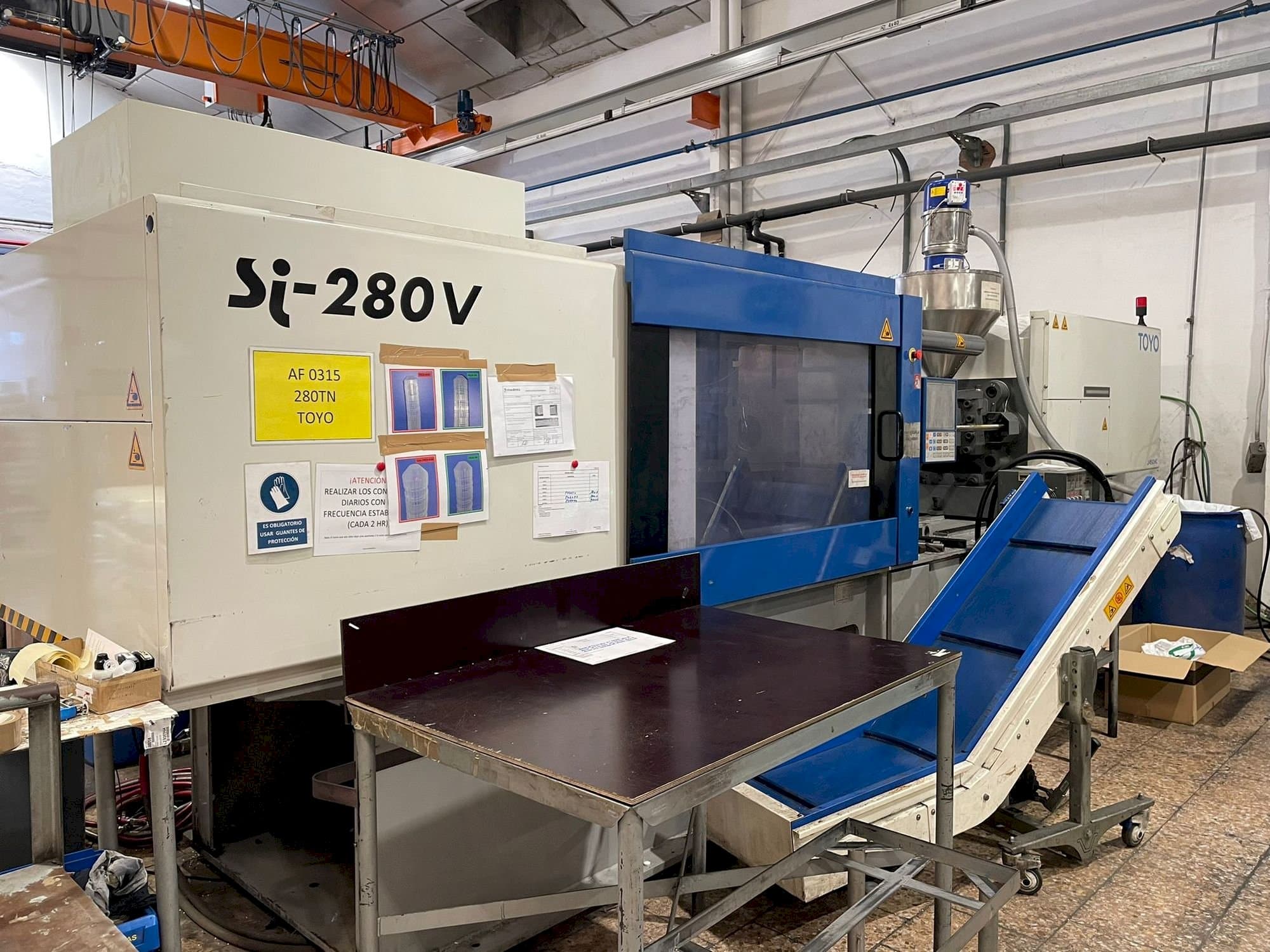 Toyo Si-280-V Mašinos vaizdas iš priekio