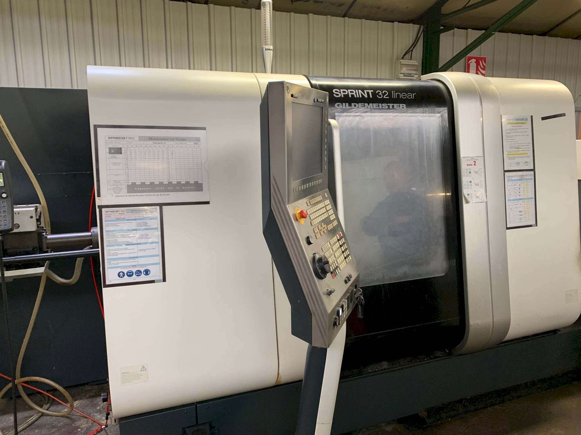 DMG SPRINT 32 linear Mašinos vaizdas iš priekio