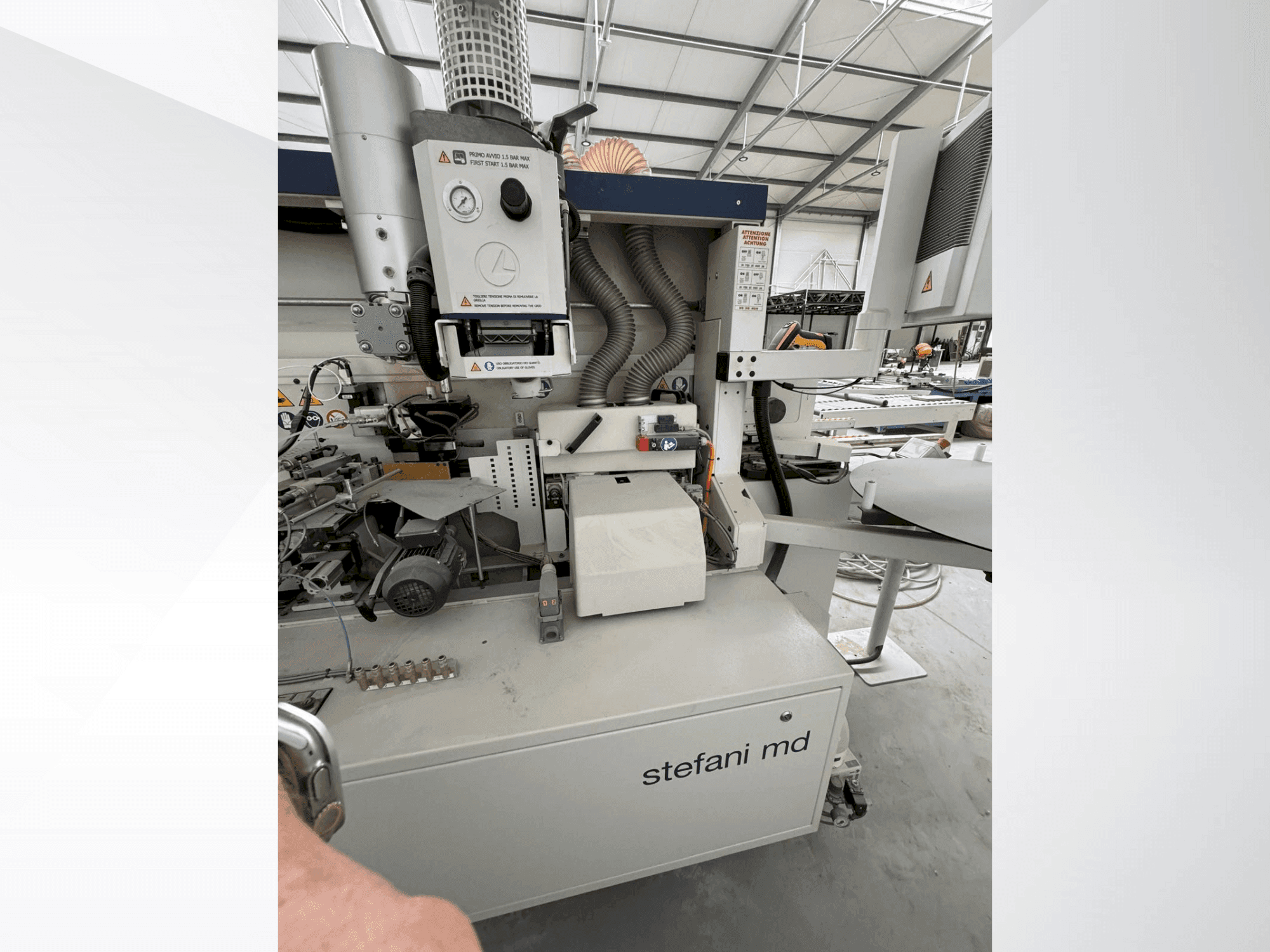 SCM STEFANI MD Mašinos vaizdas iš priekio