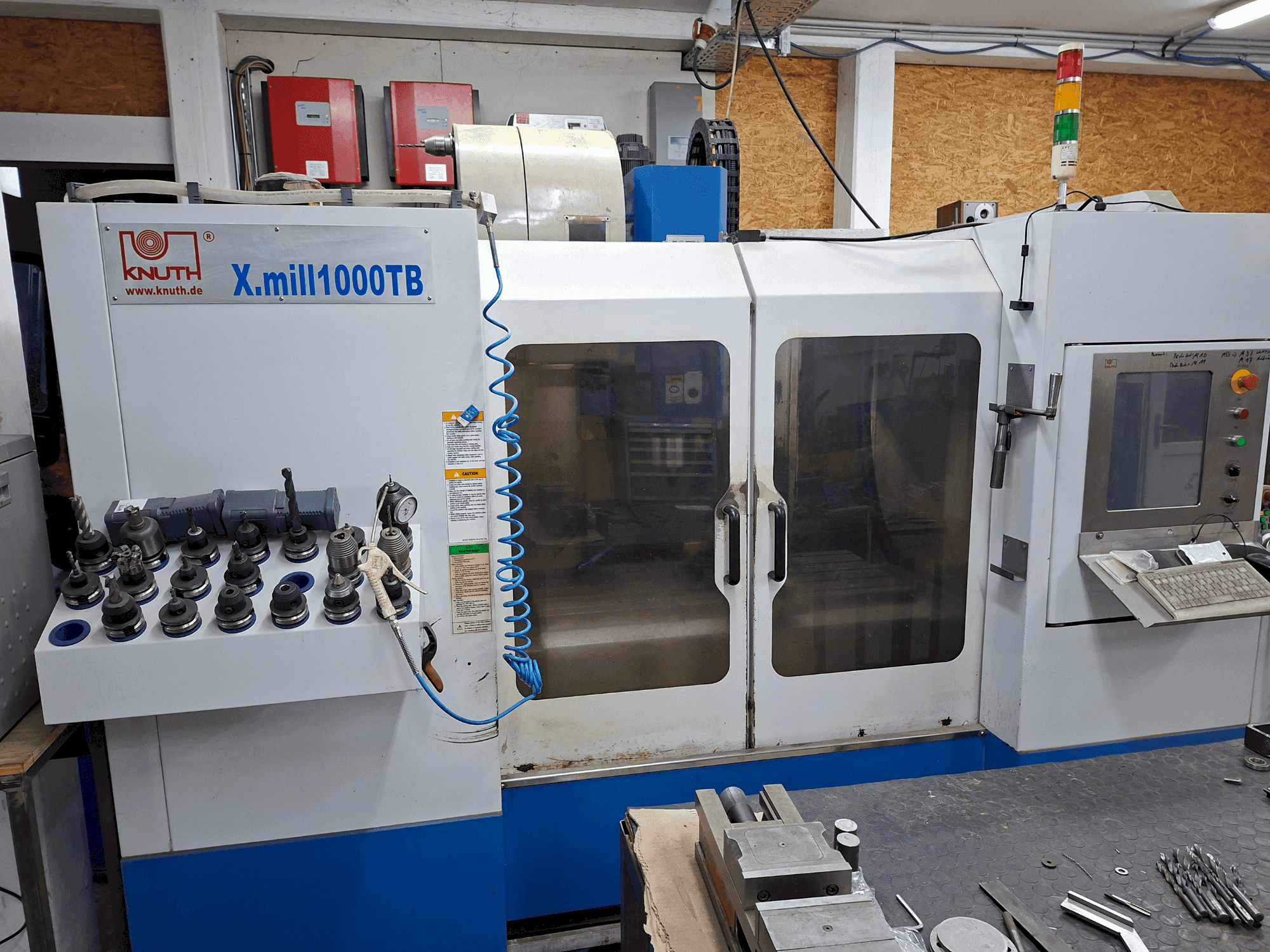 KNUTH XMill 1000 TB Mašinos vaizdas iš priekio