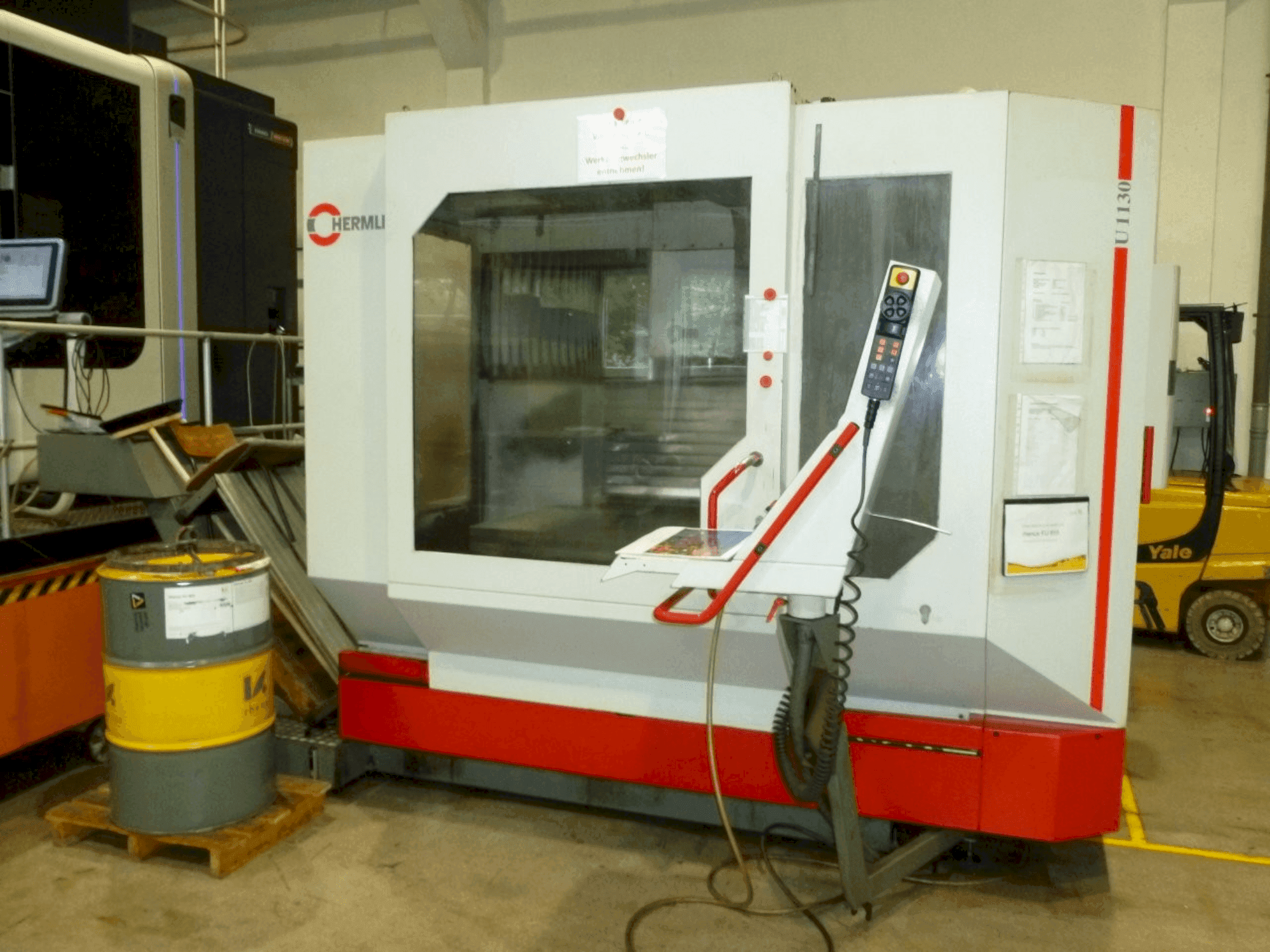 HERMLE U1130 Mašinos vaizdas iš priekio