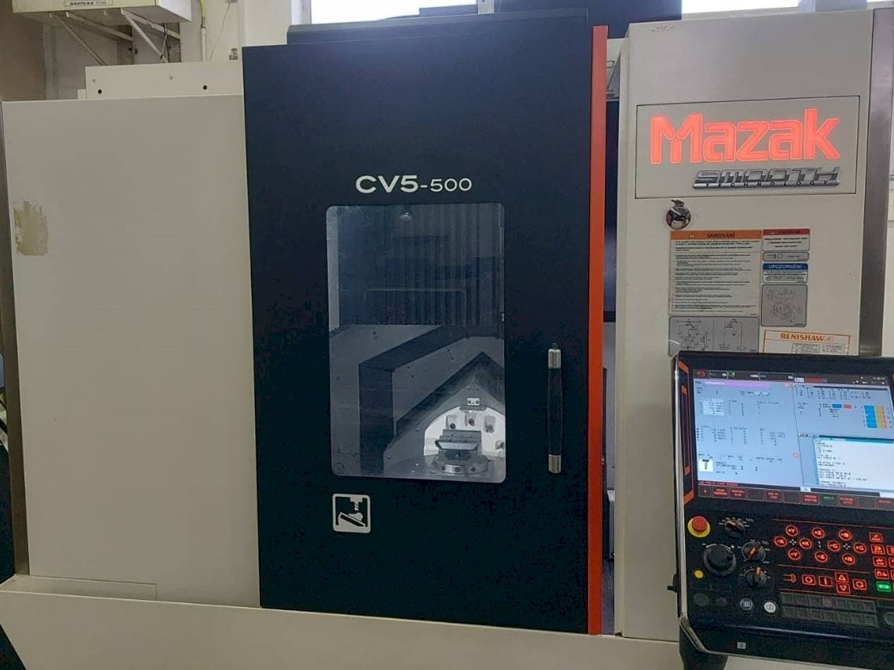 Mazak CV5-500 Mašinos vaizdas iš priekio