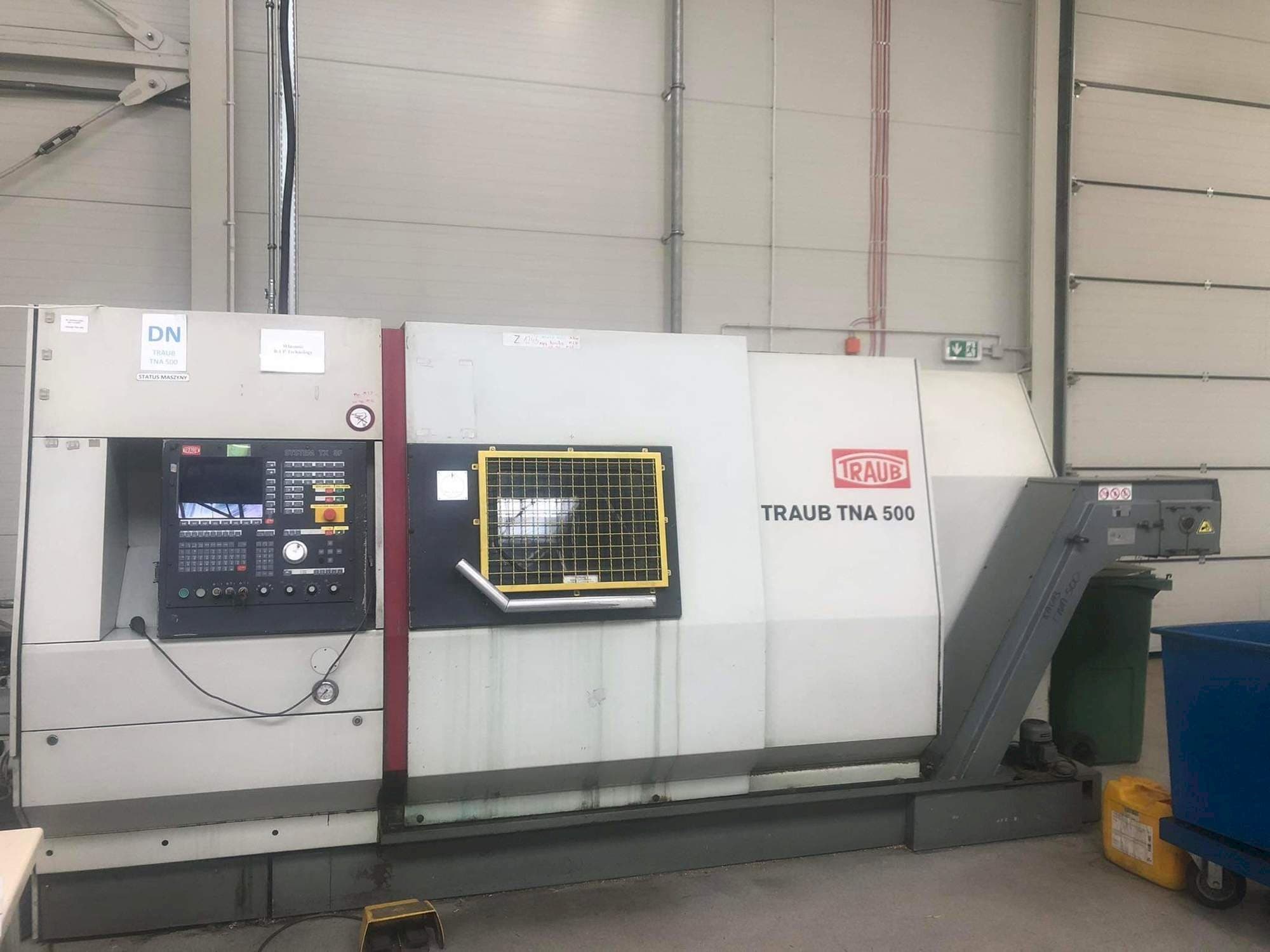 TRAUB TNA 500/600 Mašinos vaizdas iš priekio