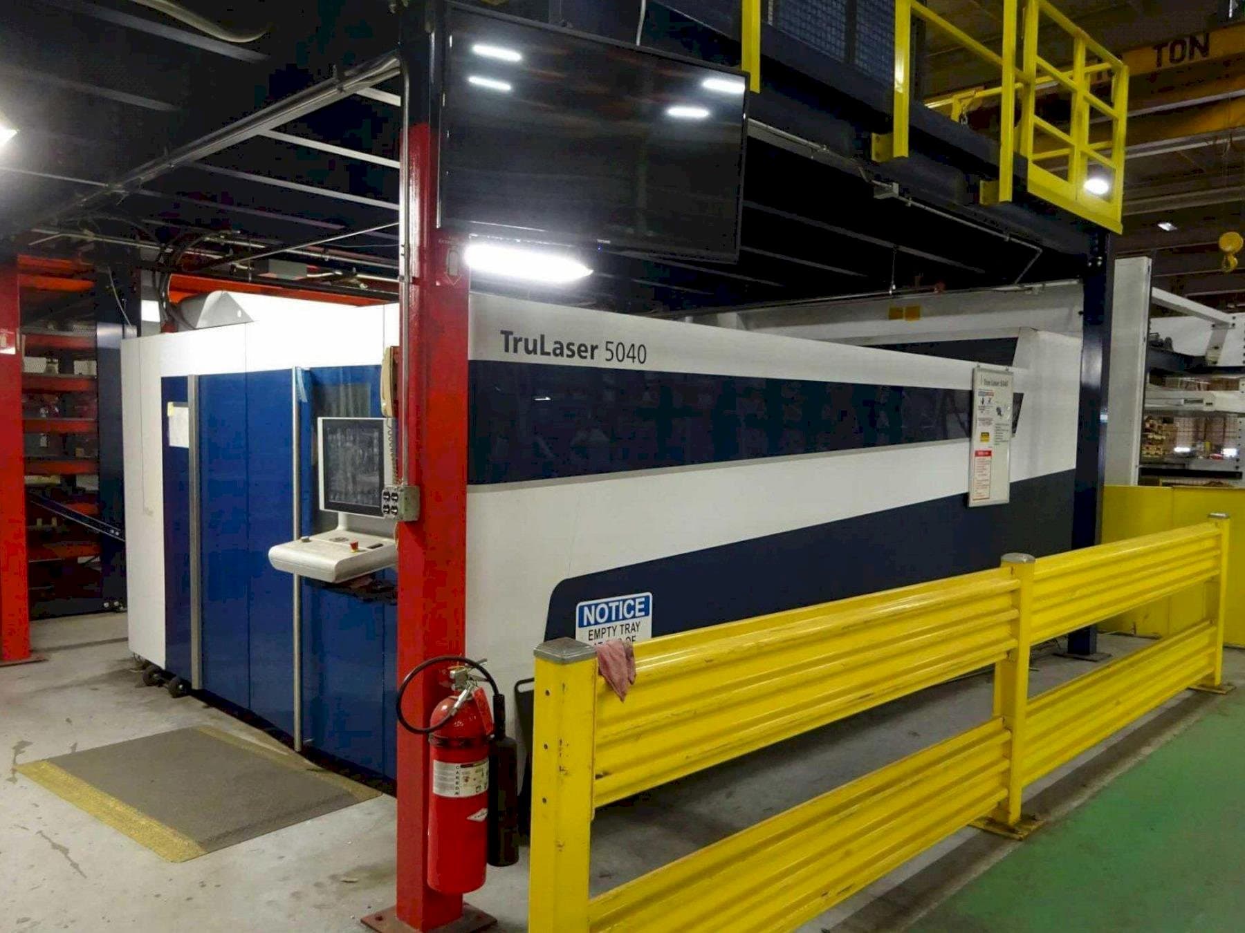 Trumpf TruLaser 5040 Fiber Mašinos vaizdas iš priekio