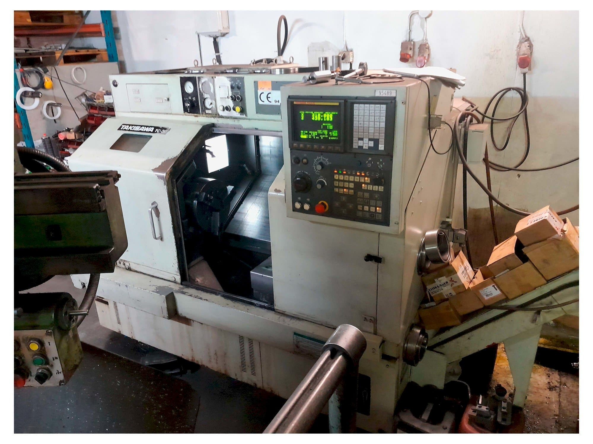 Takisawa TC-30 Mašinos vaizdas iš priekio