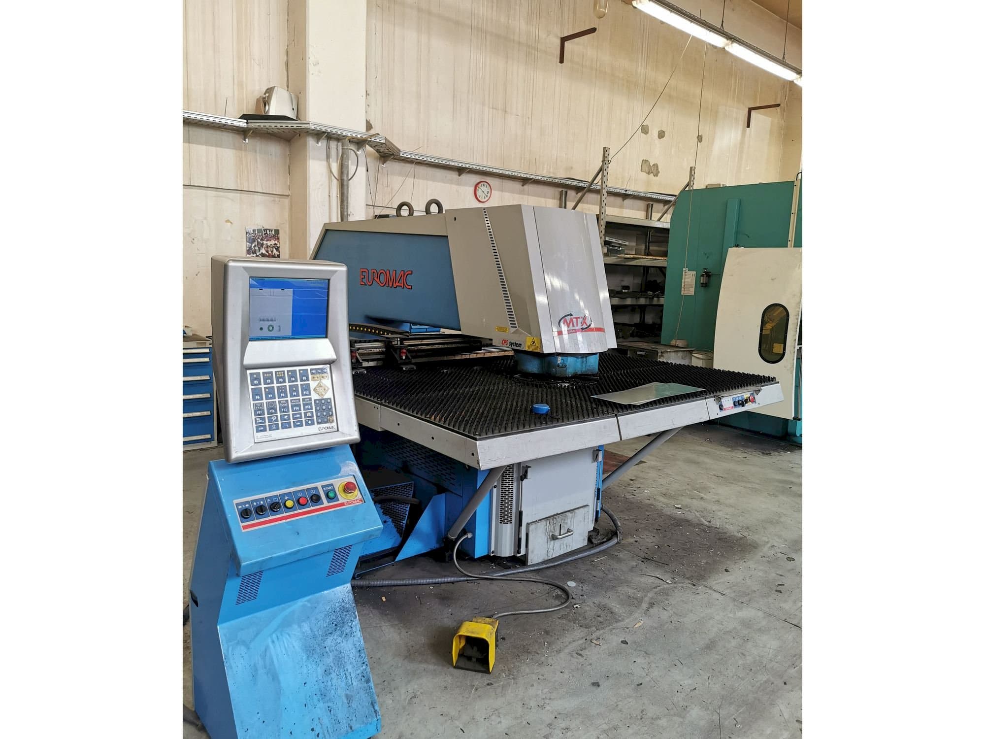 Euromac MTX INDEX Mašinos vaizdas iš kairės pusės