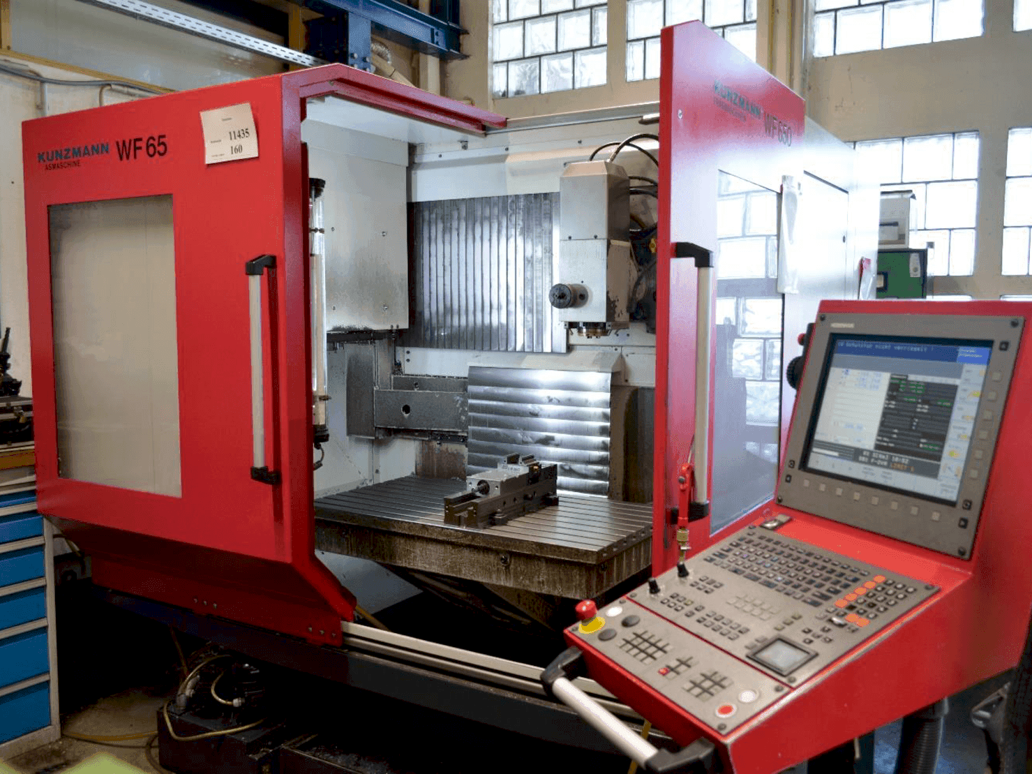 KUNZMANN WF650 Mašinos vaizdas iš priekio