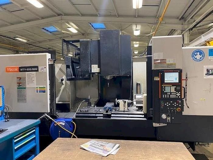 Mazak MTV 655/60N Mašinos vaizdas iš priekio