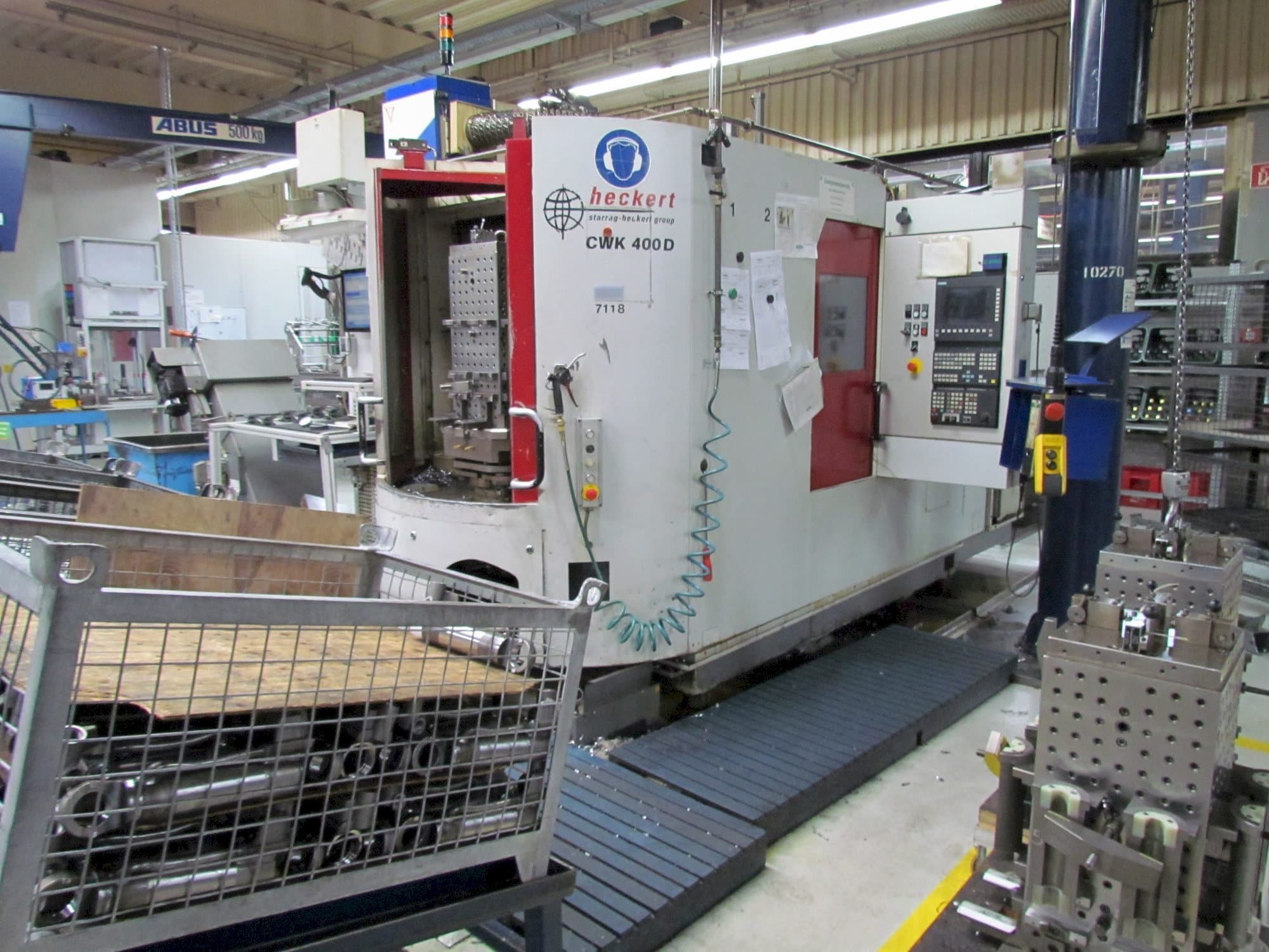 Heckert CWK 400 D Mašinos vaizdas iš priekio