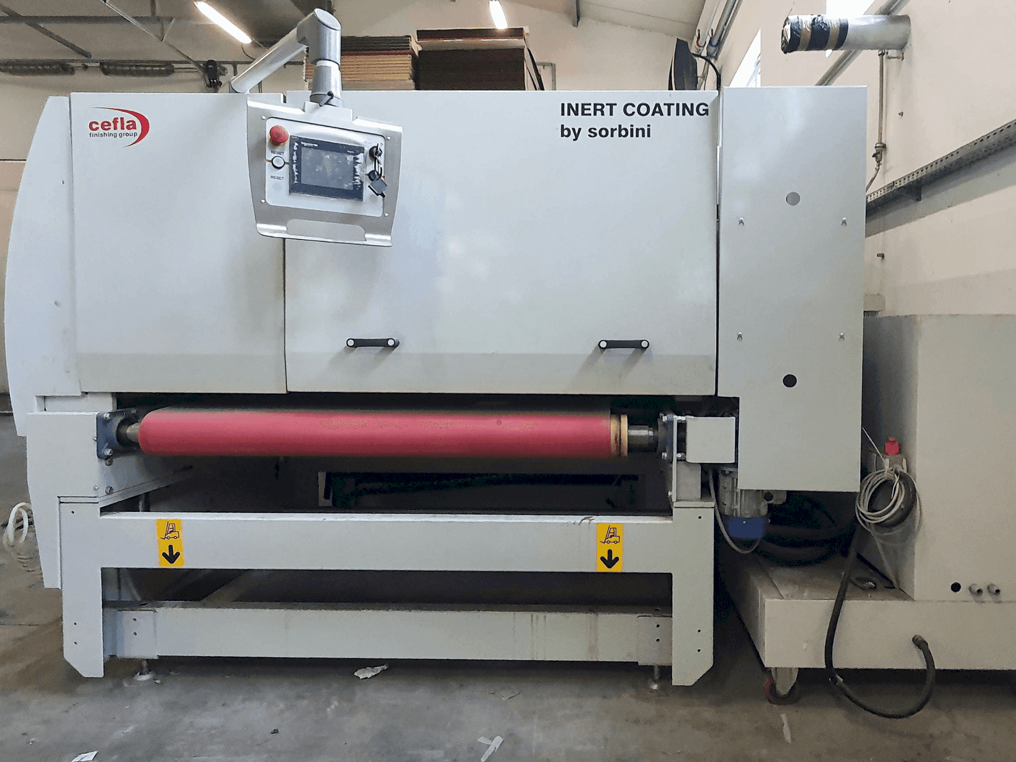 CEFLA INTER-TEC Mašinos vaizdas iš priekio