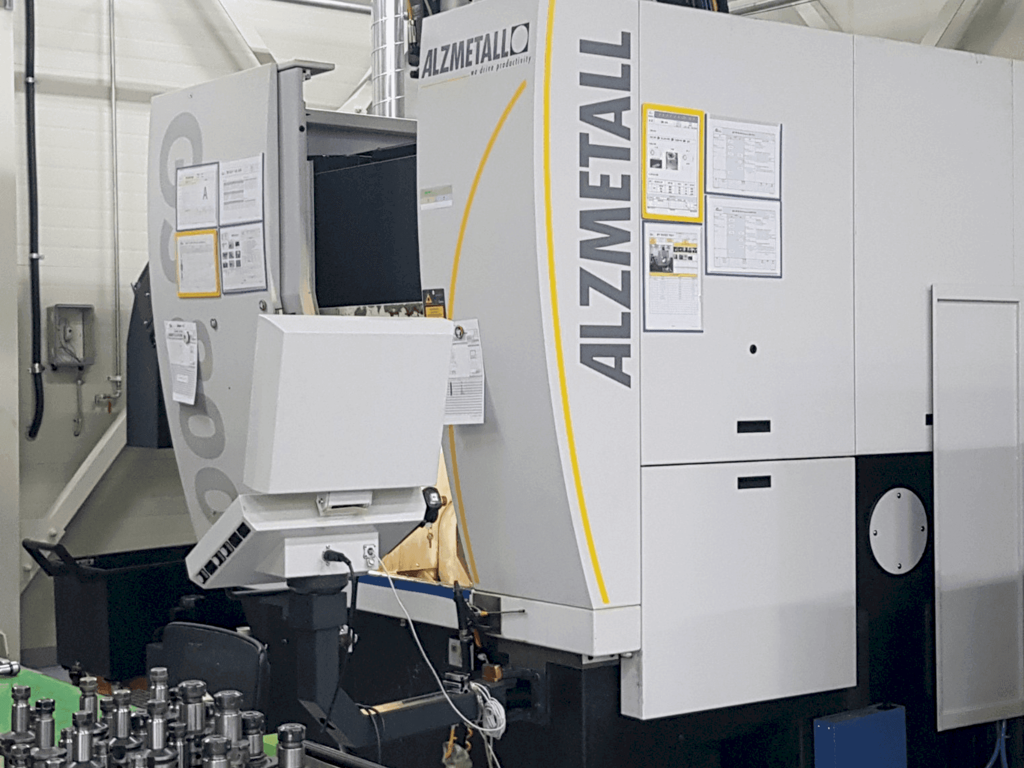 Alzmetall GS800/5-T Mašinos vaizdas iš priekio