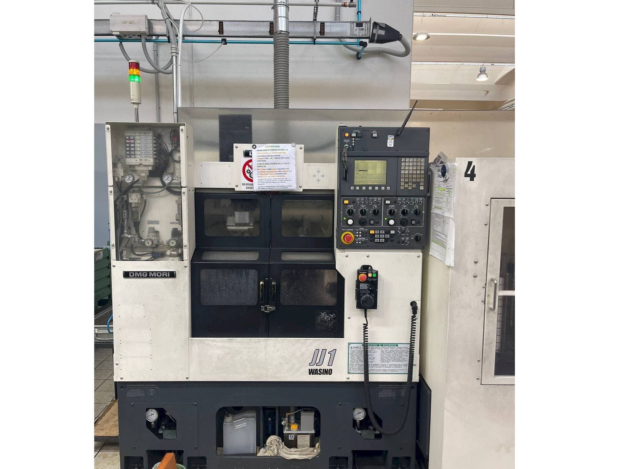 DMG MORI JJ-1 A Mašinos vaizdas iš priekio
