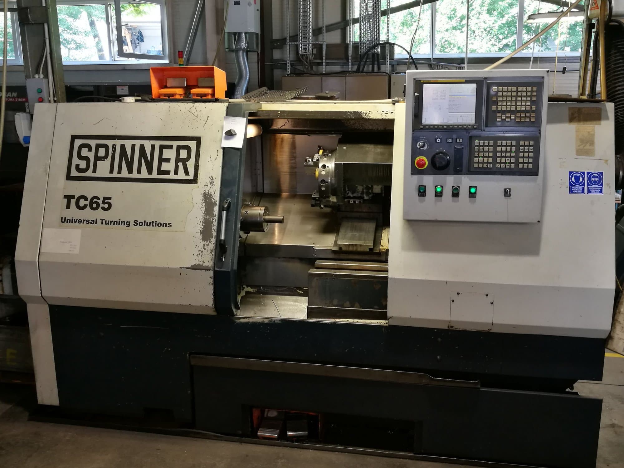 SPINNER TC 65 MC Mašinos vaizdas iš priekio