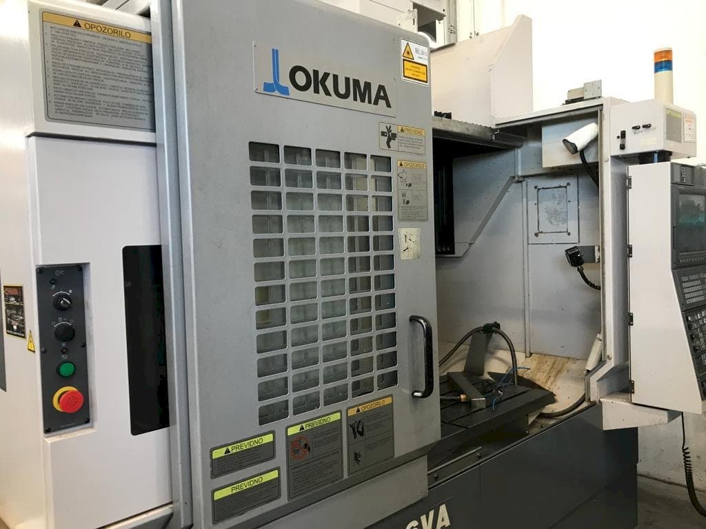 Okuma MB 56 VA Mašinos vaizdas iš priekio