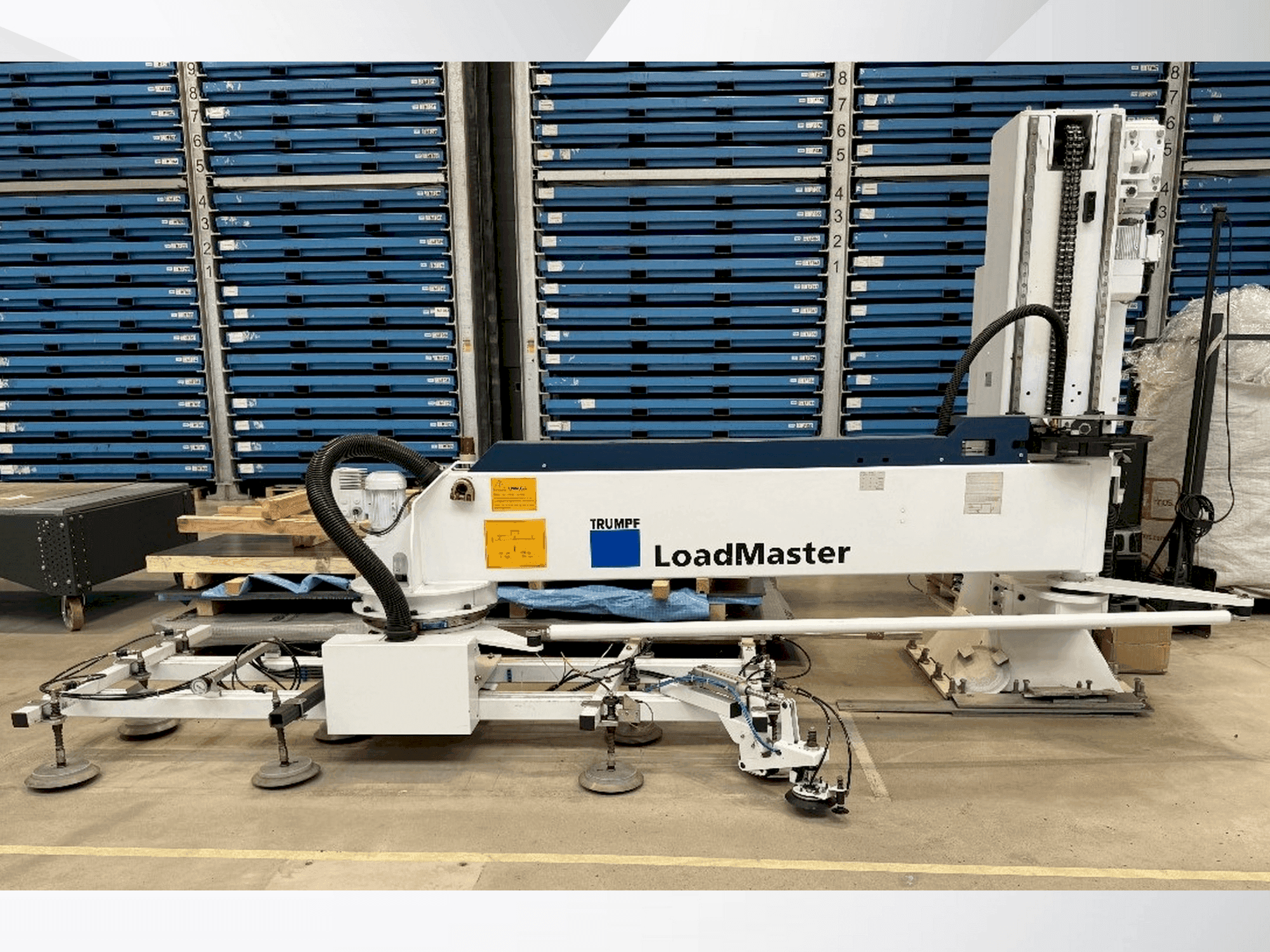 TRUMPF LoadMaster Mašinos vaizdas iš priekio