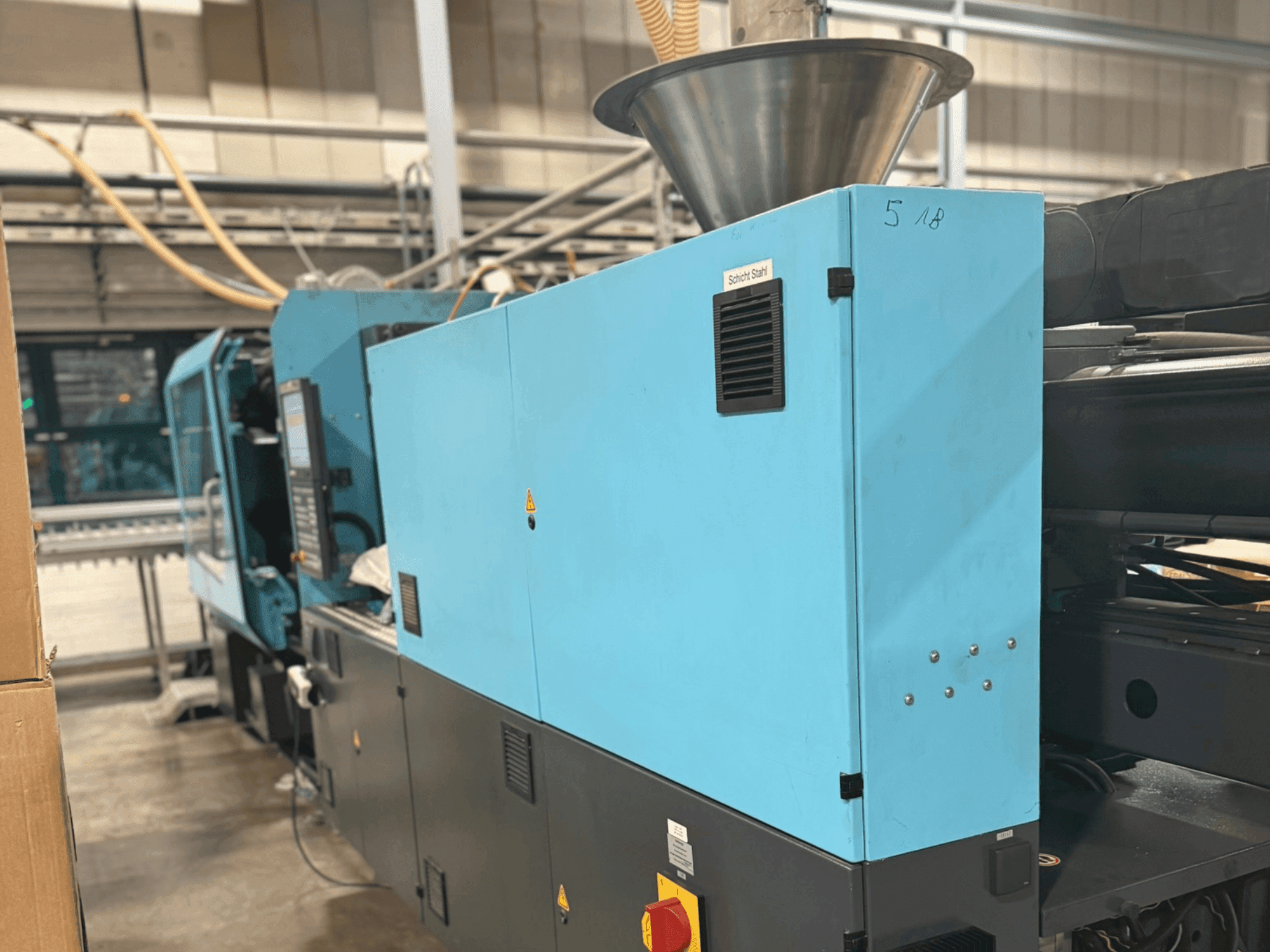 SUMITOMO SHI DEMAG El-Exis S250/630-1600 Mašinos vaizdas iš priekio