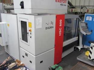 Exeron HSC 800 Mašinos vaizdas iš priekio