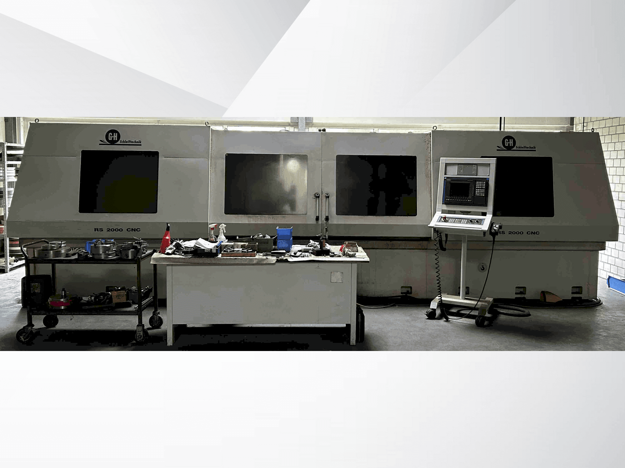 GEIBEL & HOTZ RS 2000 CNC Mašinos vaizdas iš priekio