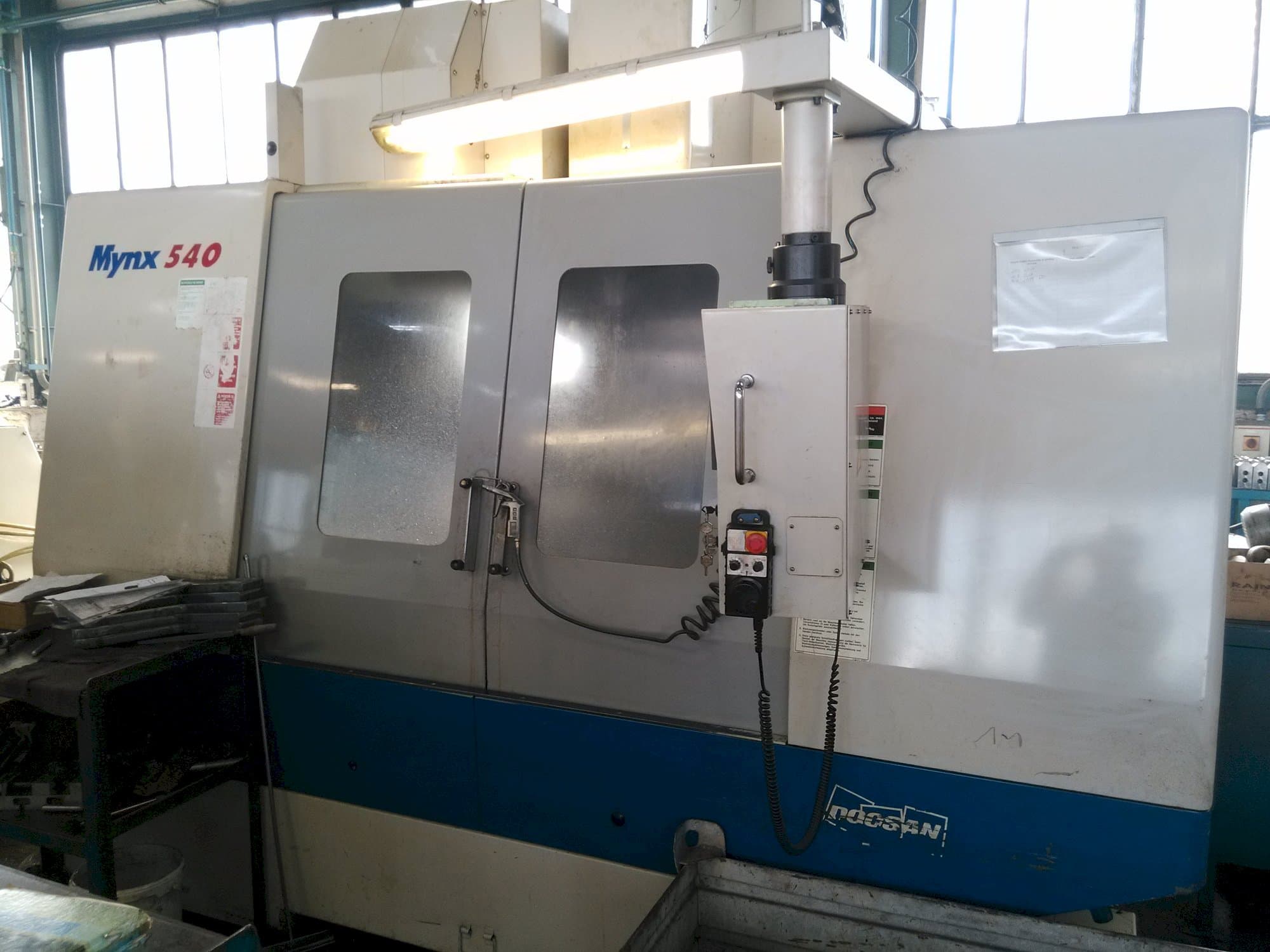Doosan Mynx 540 Mašinos vaizdas iš priekio