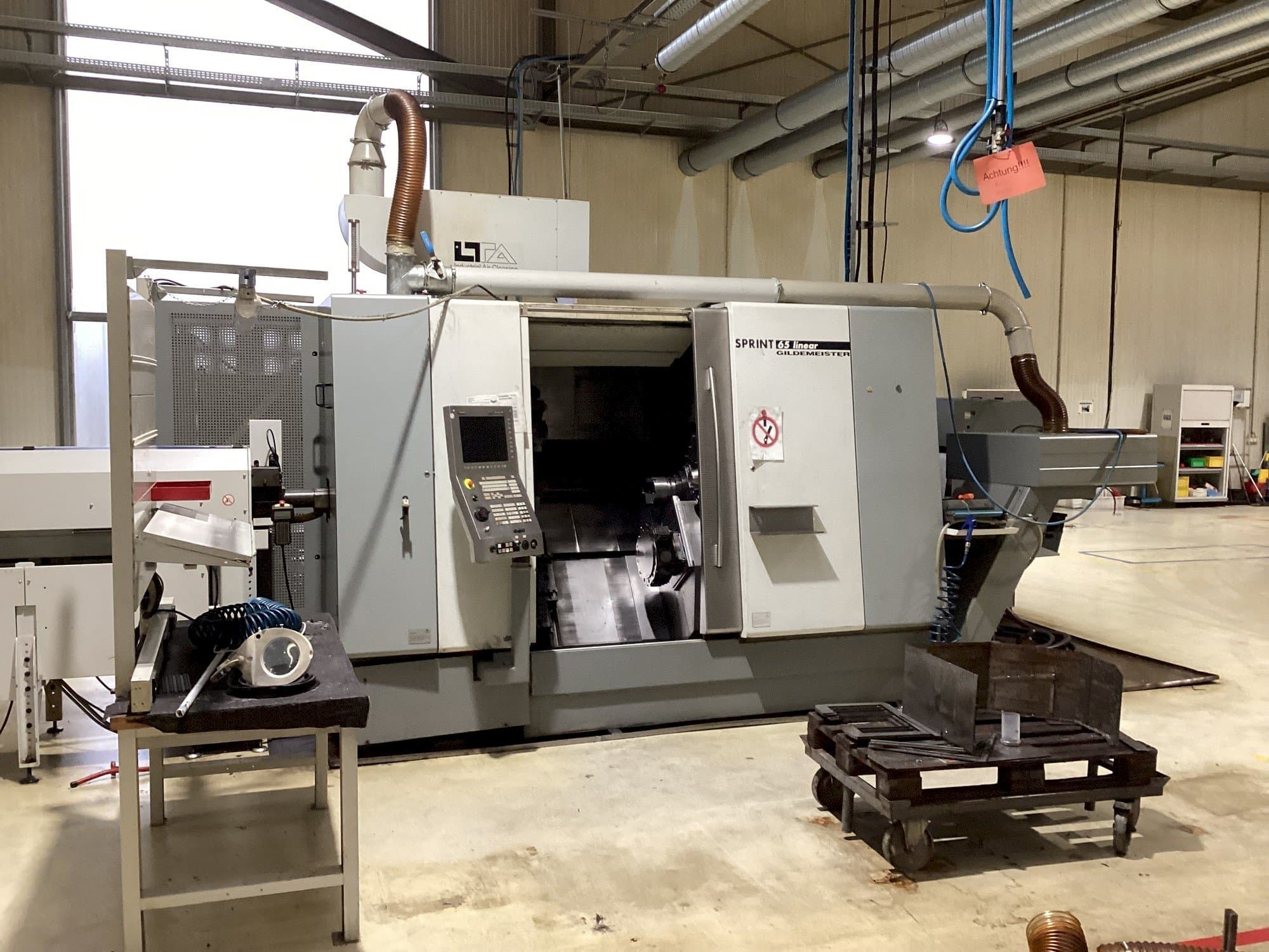 DMG GILDEMEISTER Sprint 65 Linear Mašinos vaizdas iš priekio