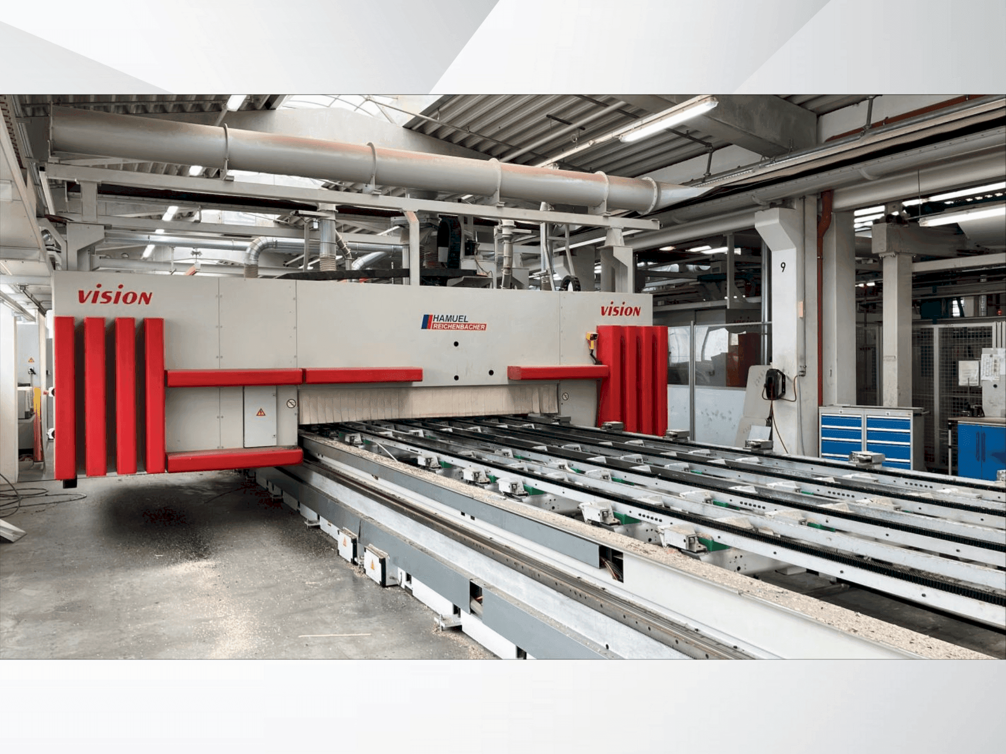 Hamuel Reichenbacher VISION III-TT-L Mašinos vaizdas iš priekio