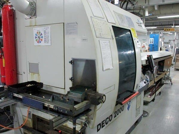 Tornos-Bechler DECO 20 Mašinos vaizdas iš kairės pusės