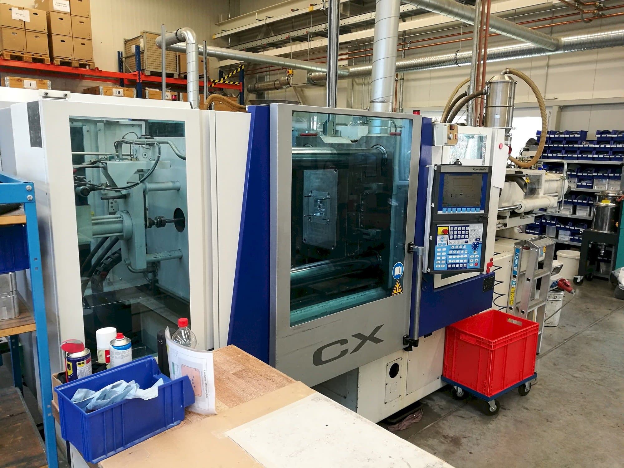 Krauss Maffei 160-1000 CX Mašinos vaizdas iš priekio