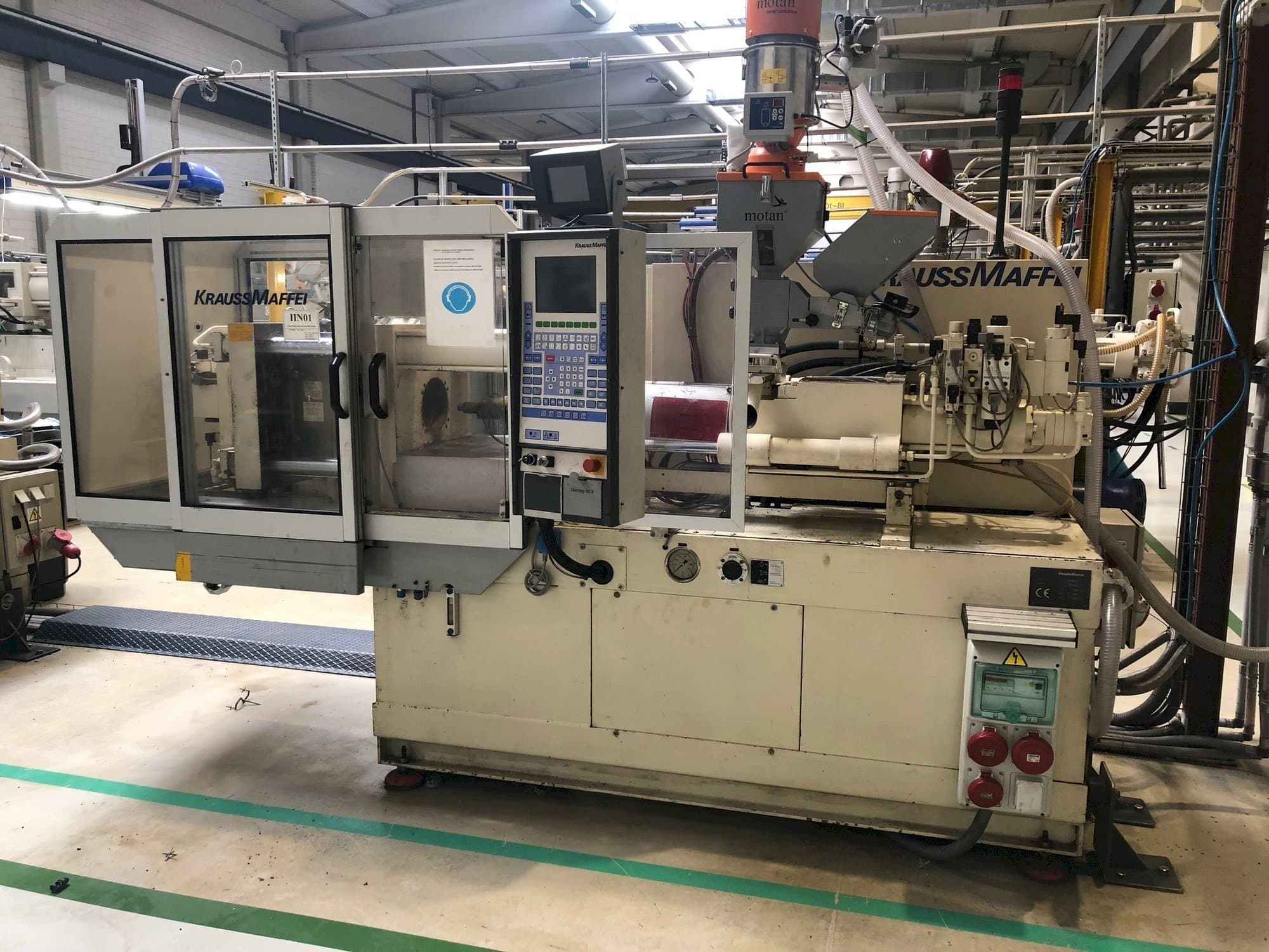 Krauss Maffei 50-190 C1 Mašinos vaizdas iš priekio