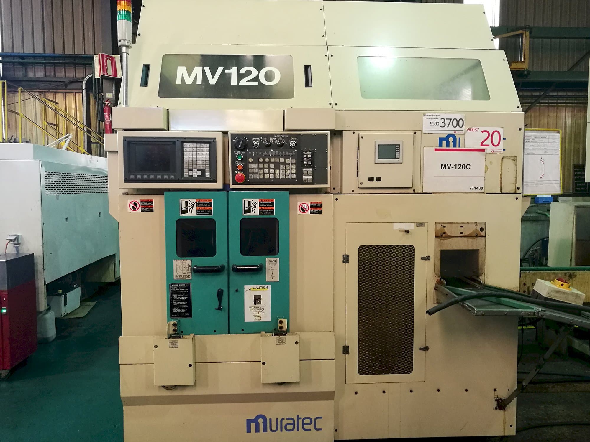 MURATA Muratec MV 120 Mašinos vaizdas iš priekio