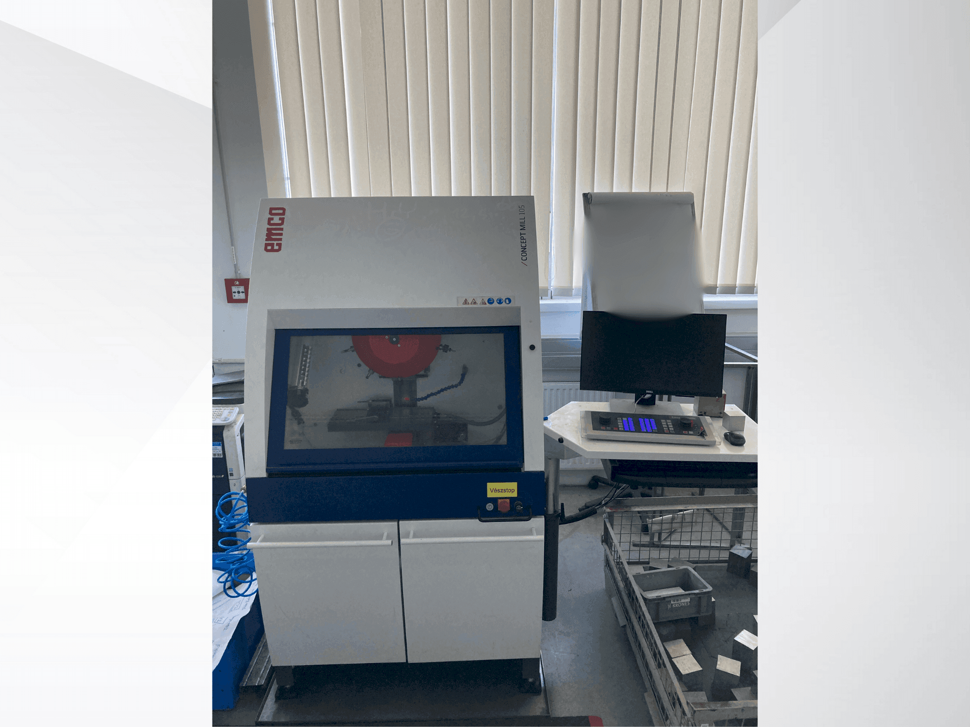 EMCO Concept Mill 105 Mašinos vaizdas iš priekio