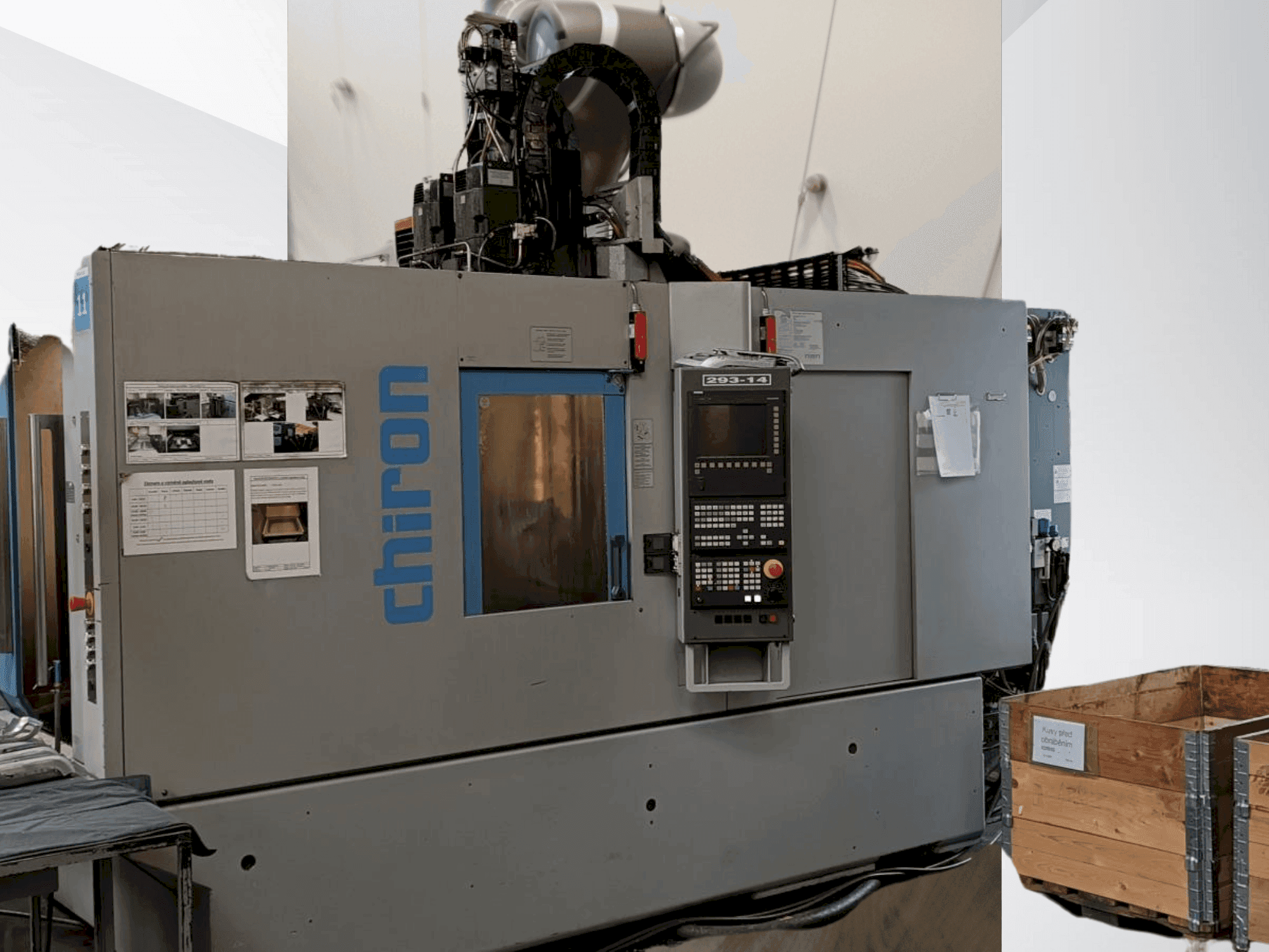 CHIRON DZ 15K WM Mašinos vaizdas iš priekio