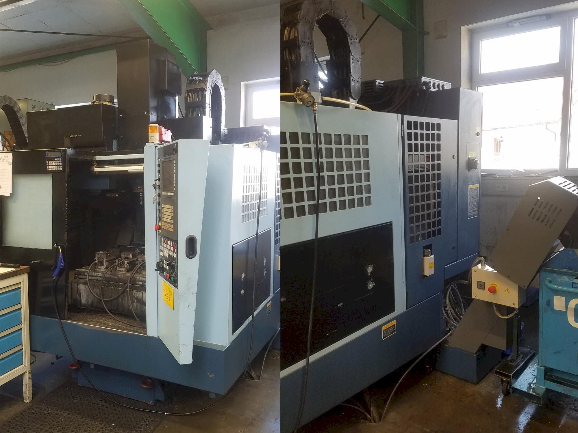 Matsuura 550 V-Plus Mašinos vaizdas iš priekio