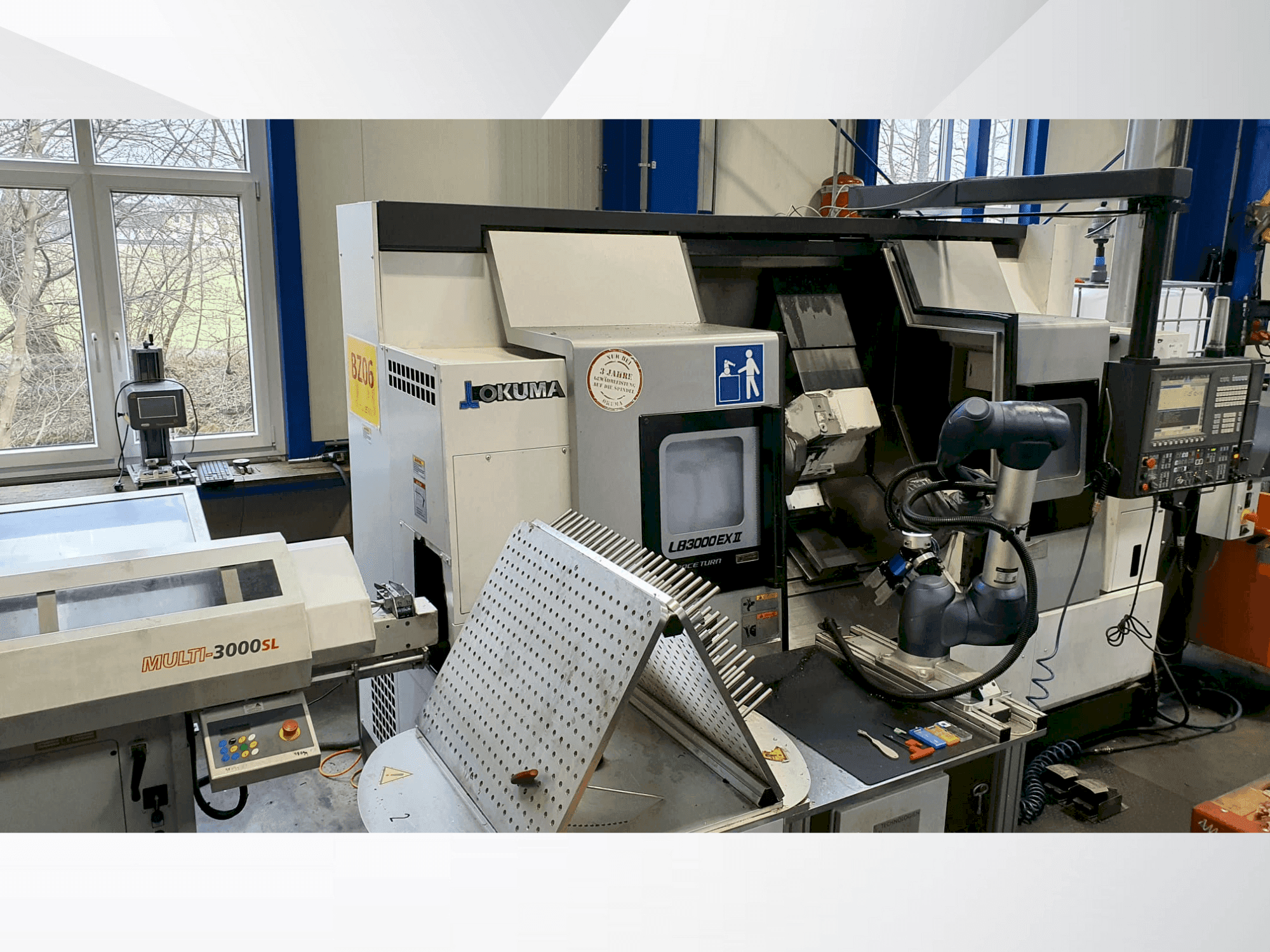 Okuma LB3000 EX II Mašinos vaizdas iš priekio