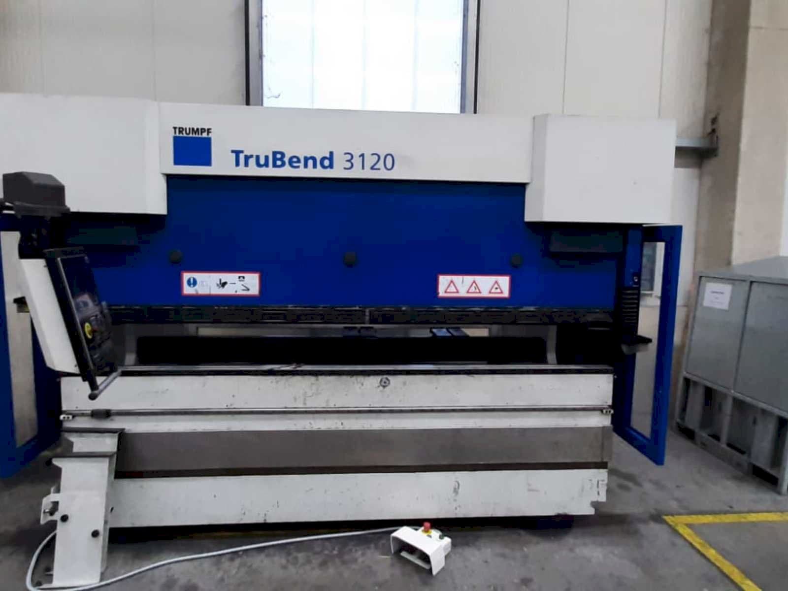 Trumpf TruBend 3120 Mašinos vaizdas iš priekio