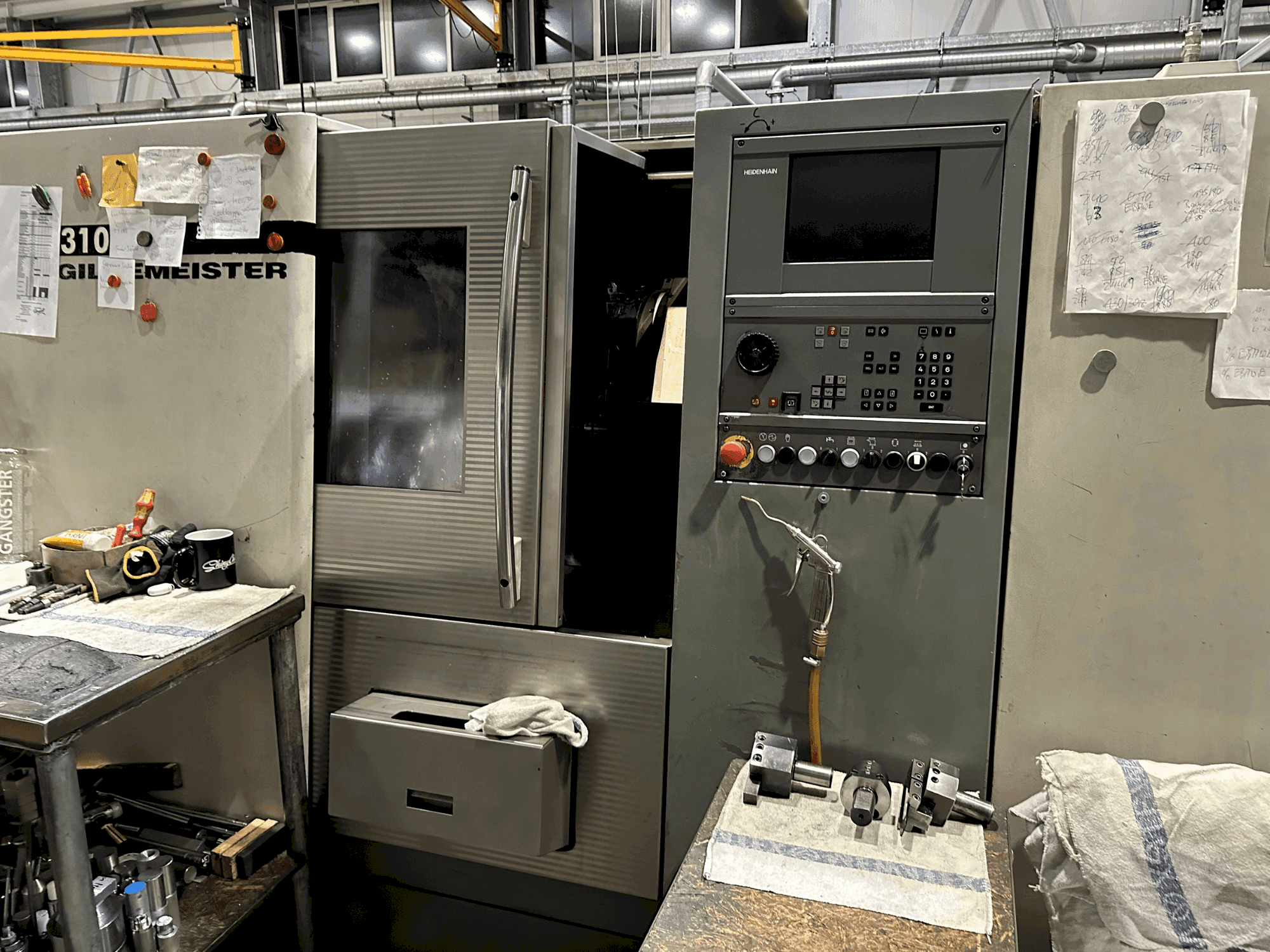 Gildemeister CTX 310 Mašinos vaizdas iš priekio