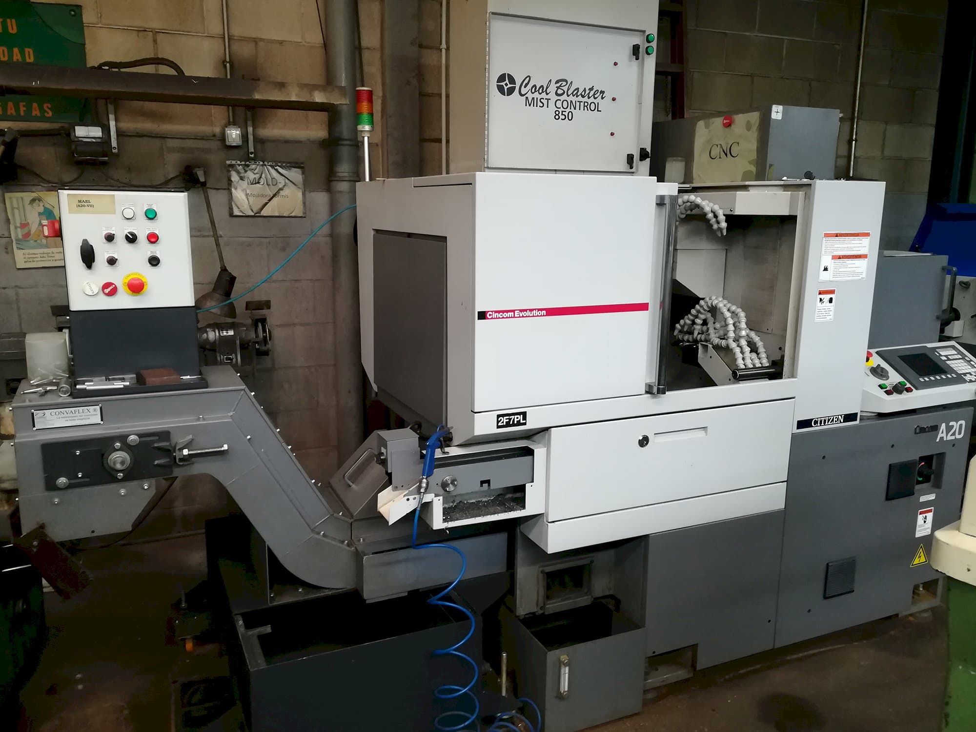 CITIZEN Mašinos vaizdasCincom A20 iš priekio