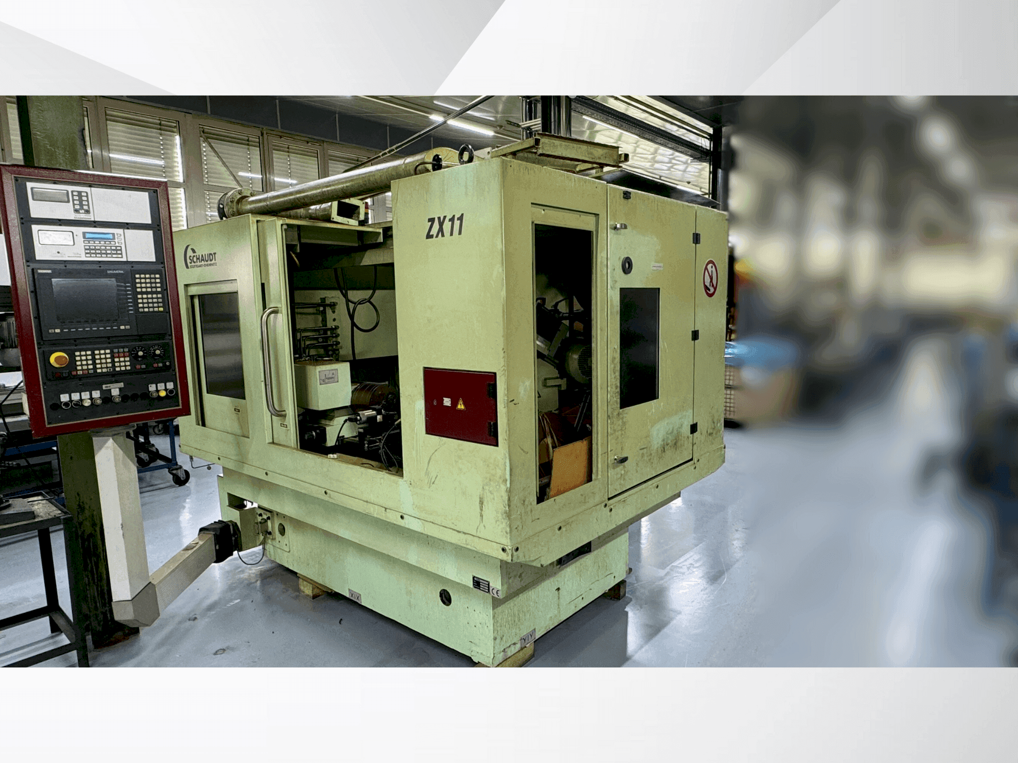 Schaudt ZX 11 Mašinos vaizdas iš priekio