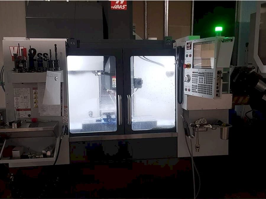 HAAS VF-2SS Mašinos vaizdas iš priekio