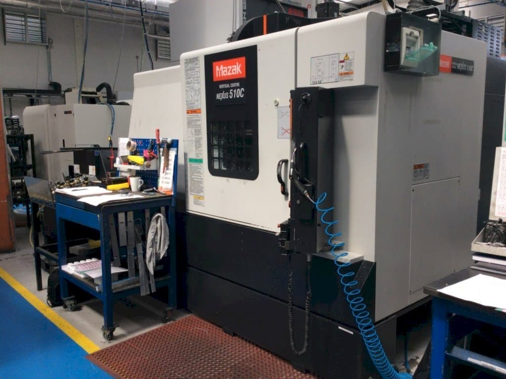 Mazak Nexus VCN 510C Mašinos vaizdas iš priekio