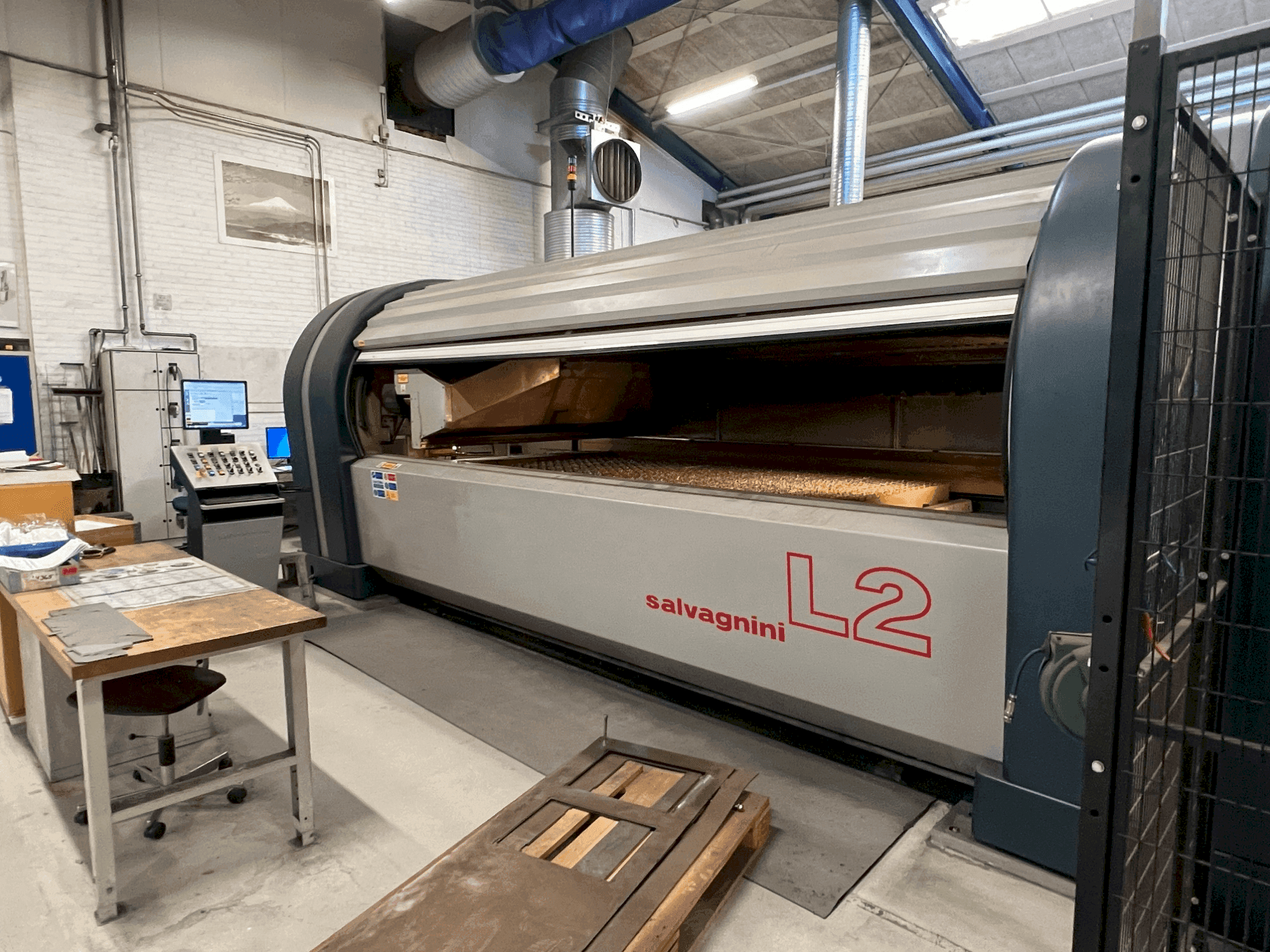 Salvagnini L2 Lightning Mašinos vaizdas iš priekio