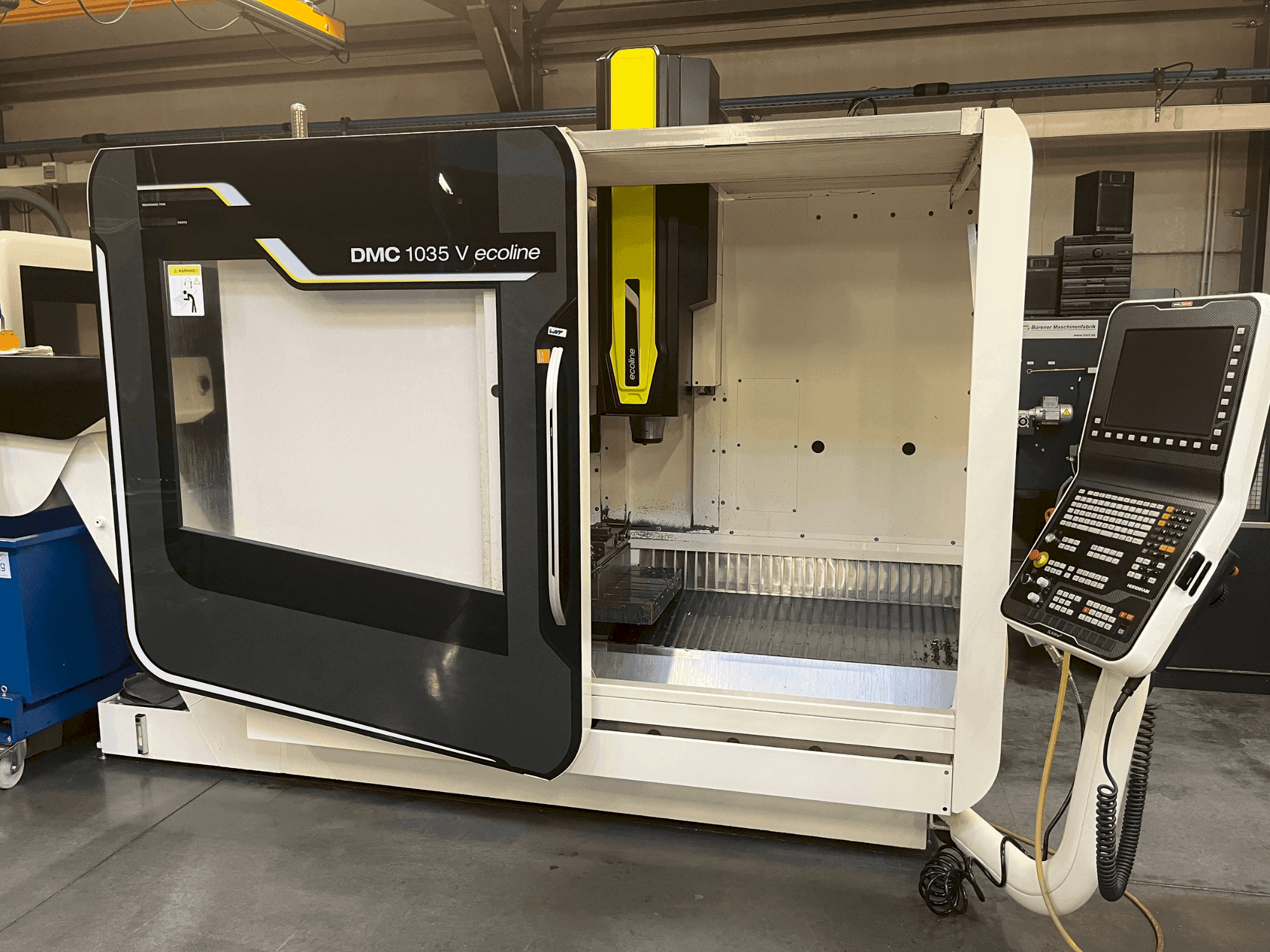 DMG Gildemeister DMC 1035 V ecoline Mašinos vaizdas iš priekio