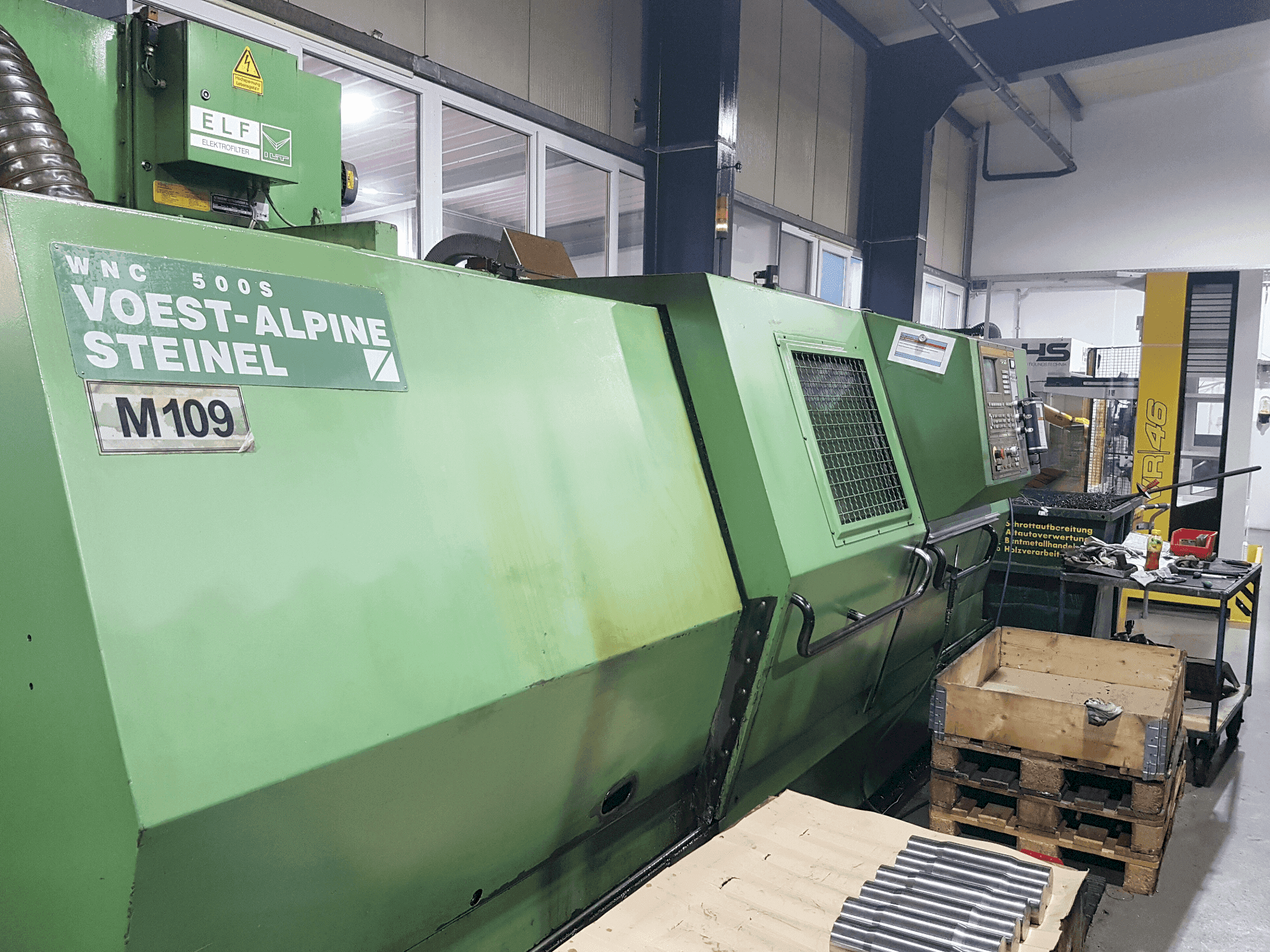 Voest Alpine WNC 500 S/1.6 Mašinos vaizdas iš priekio
