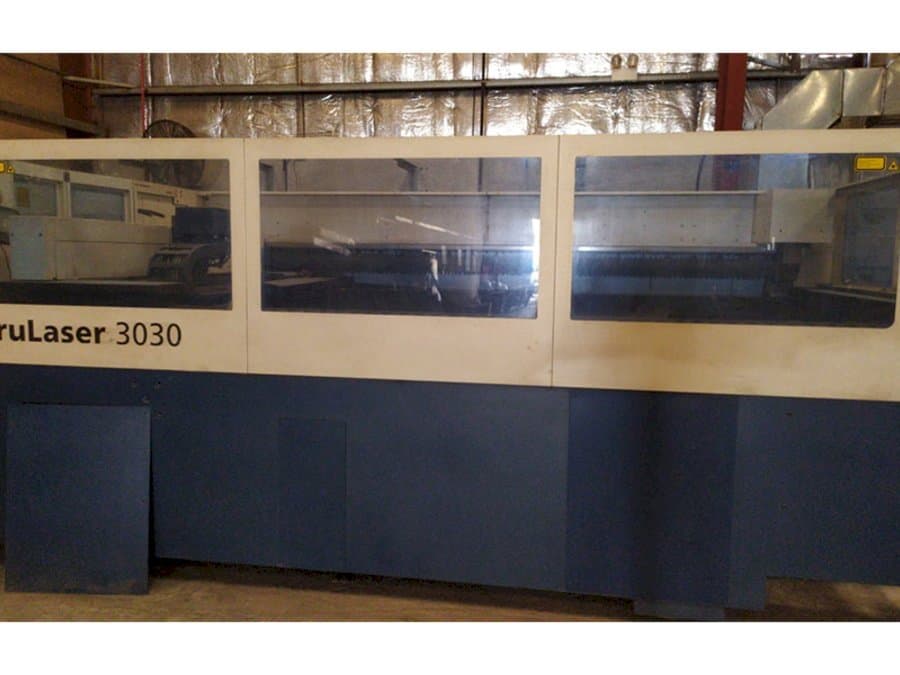Trumpf TruLaser 3030 Mašinos vaizdas iš priekio