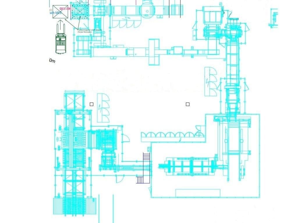 TORWEGGE TG2 Parquet production line Mašinos vaizdas iš priekio